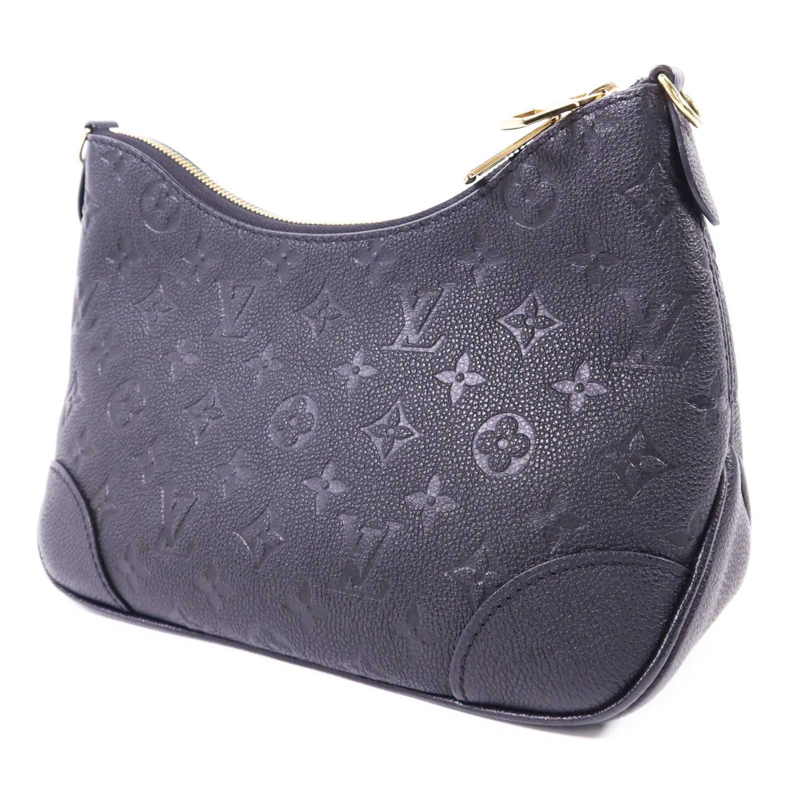LOUIS VUITTON Monogram Empreinte Boulogne PM金扣手挽肩背兩用袋