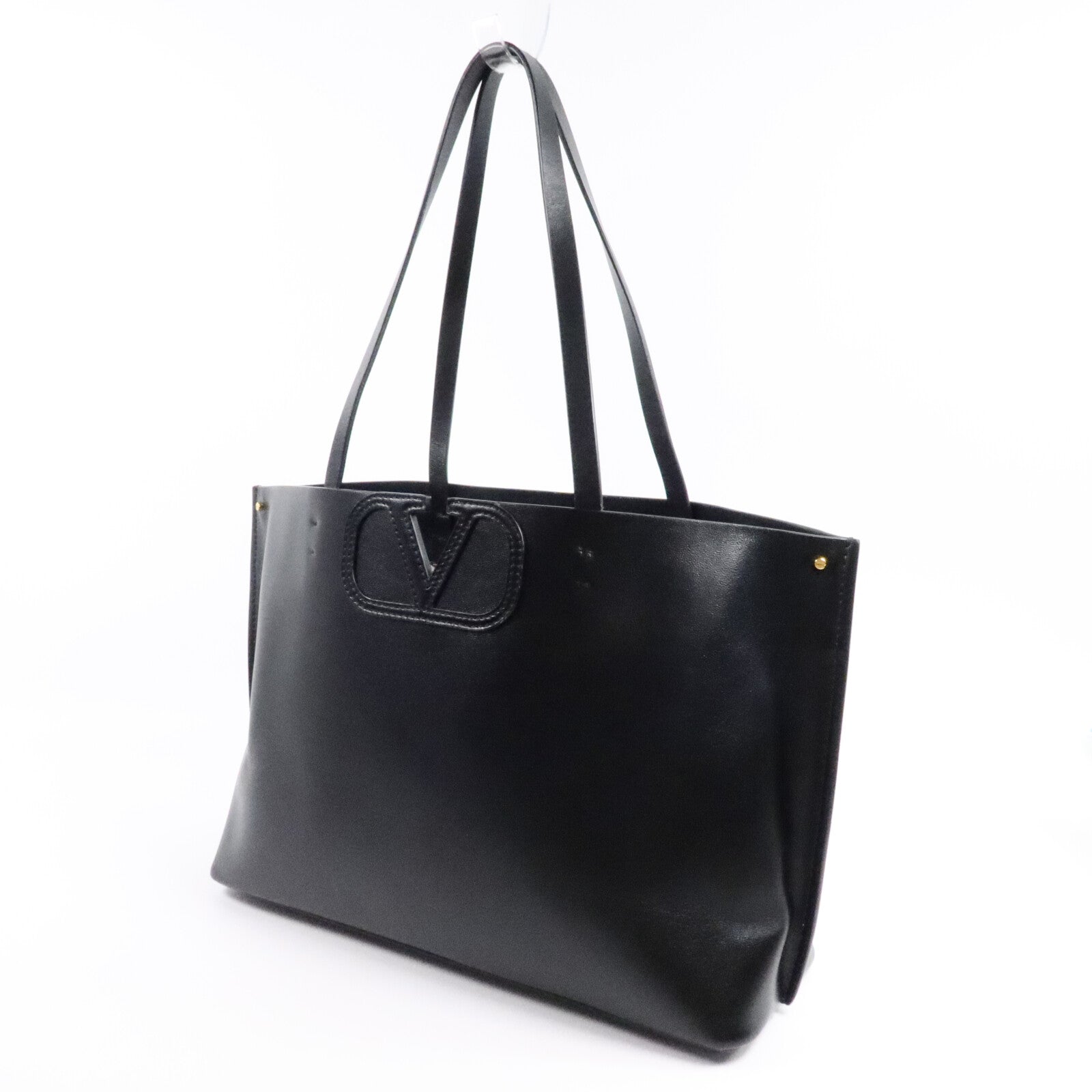 Valentino 牛皮皮革V Logo Fillme Tote手挽袋