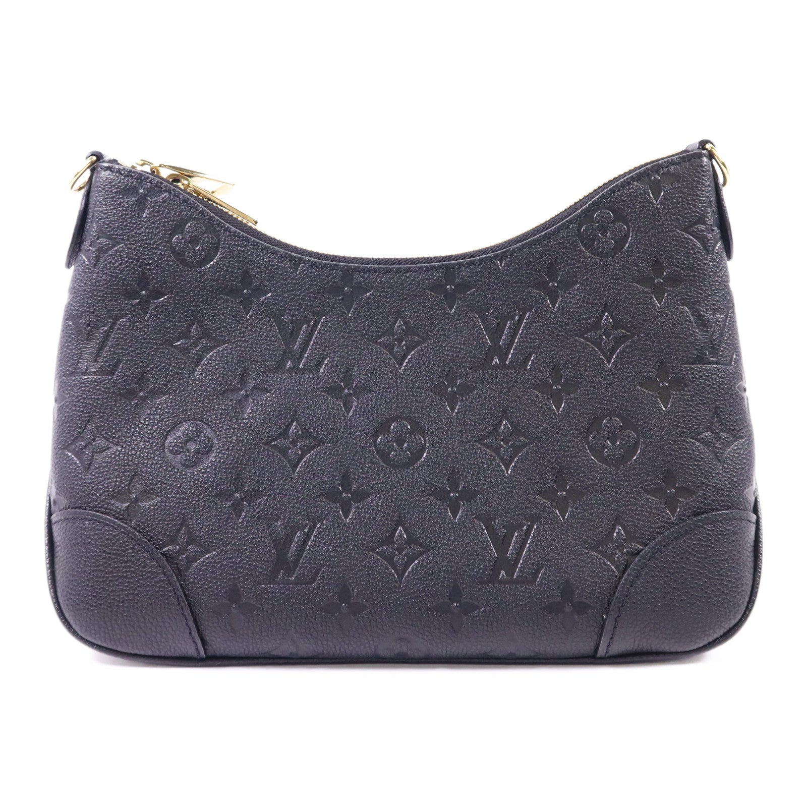 LOUIS VUITTON Monogram Empreinte Boulogne PM金扣手挽肩背兩用袋