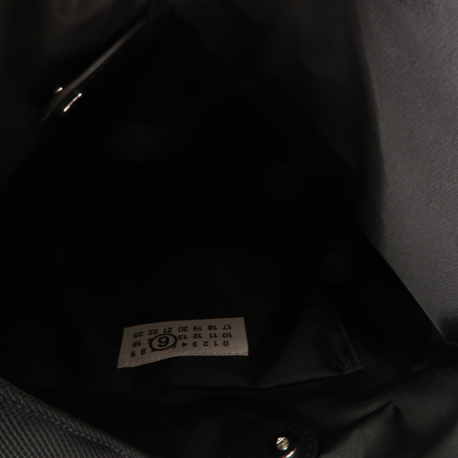 SELECTION Polyester/牛皮皮革MM6 Classic Japanese Bag S手挽袋