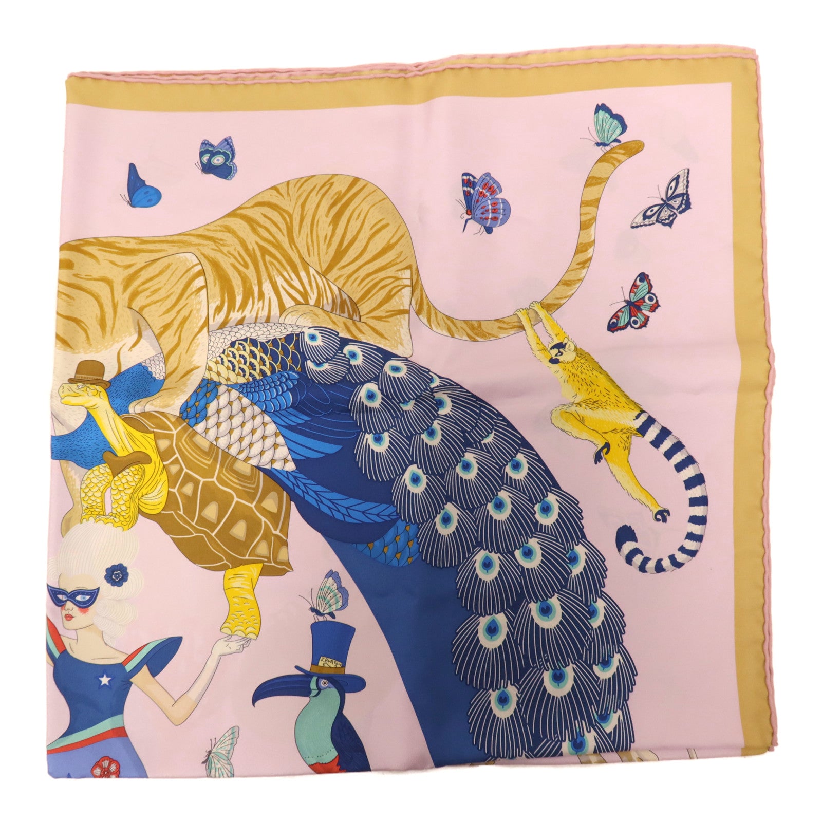 HERMES 絲質Scarf 90x90絲巾