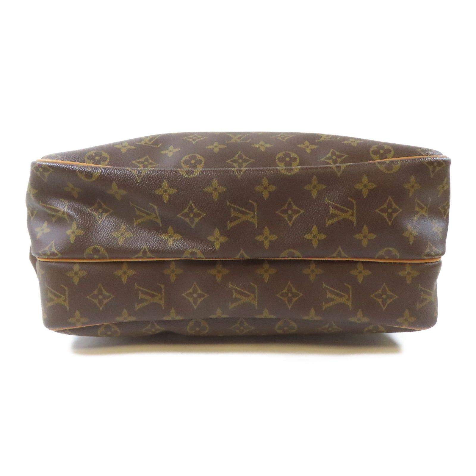 LOUIS VUITTON Monogram Reporter GM金扣肩背袋啡色
