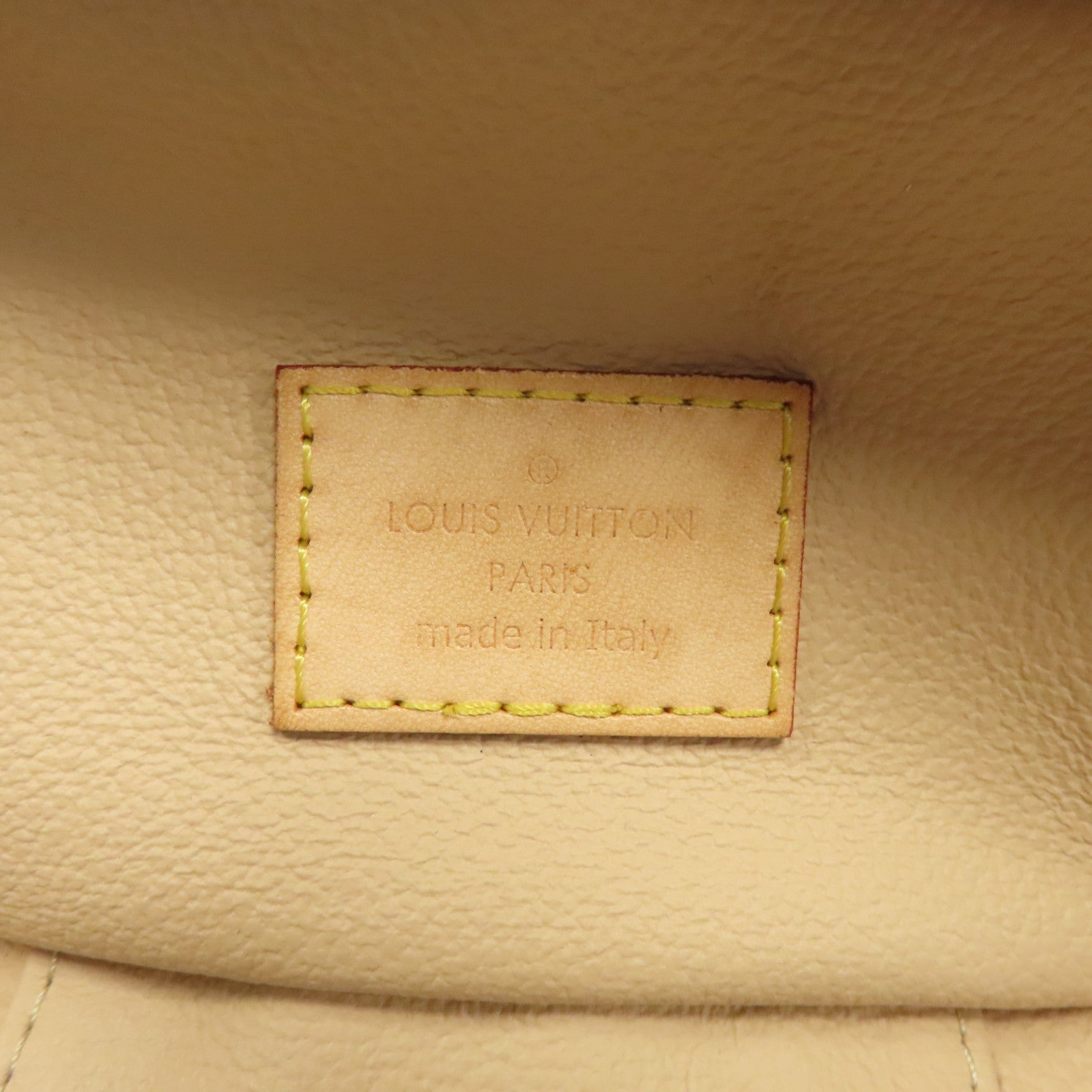 LOUIS VUITTON Monogram Nice Nano金扣手拿包啡色