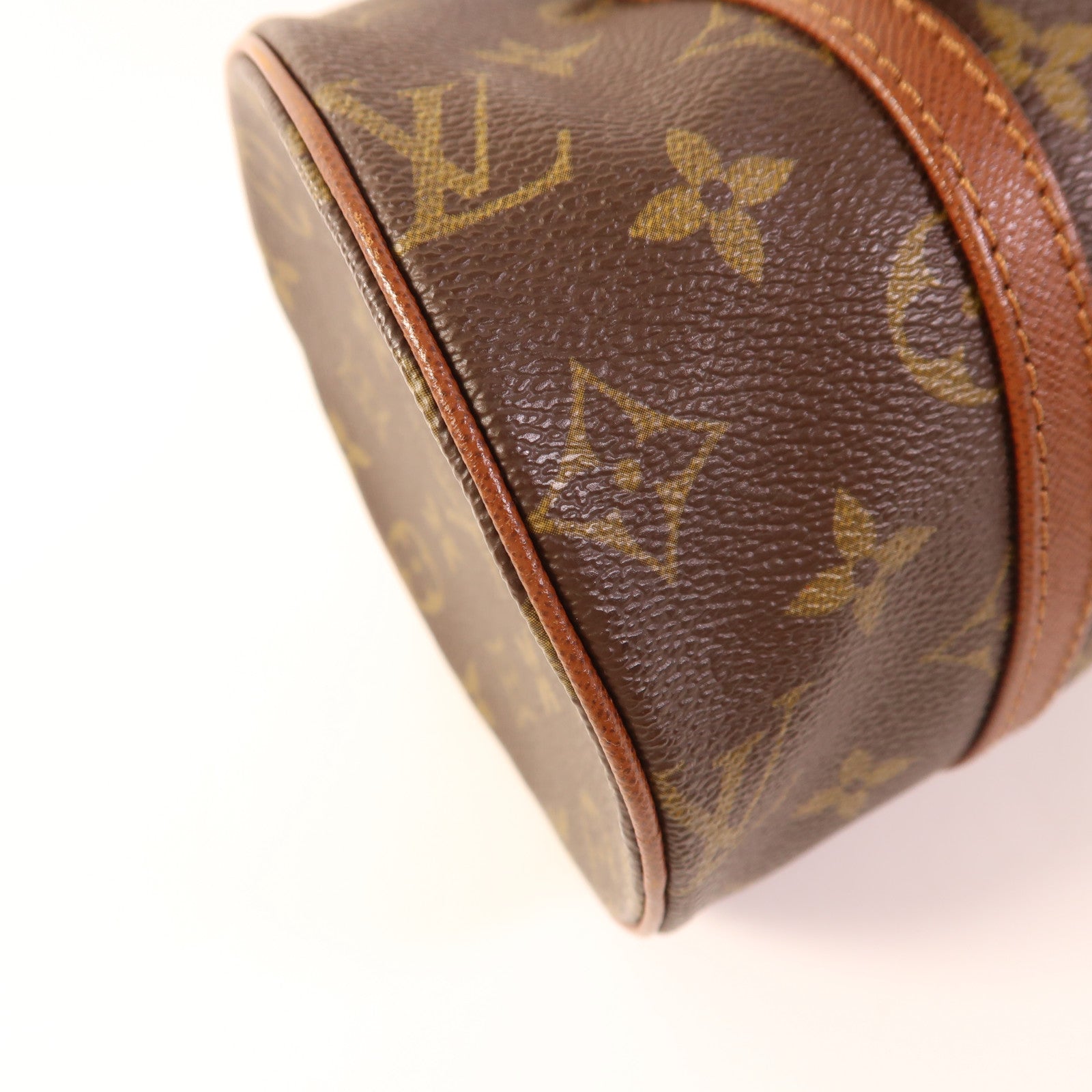 LOUIS VUITTON Monogram Papillon PM金扣手挽袋