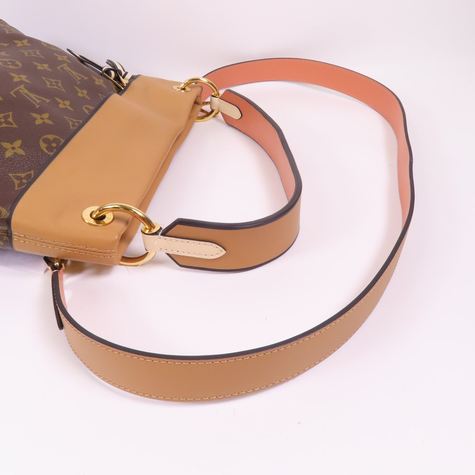 LOUIS VUITTON Monogram Tuileries Besace金扣手挽肩背兩用袋
