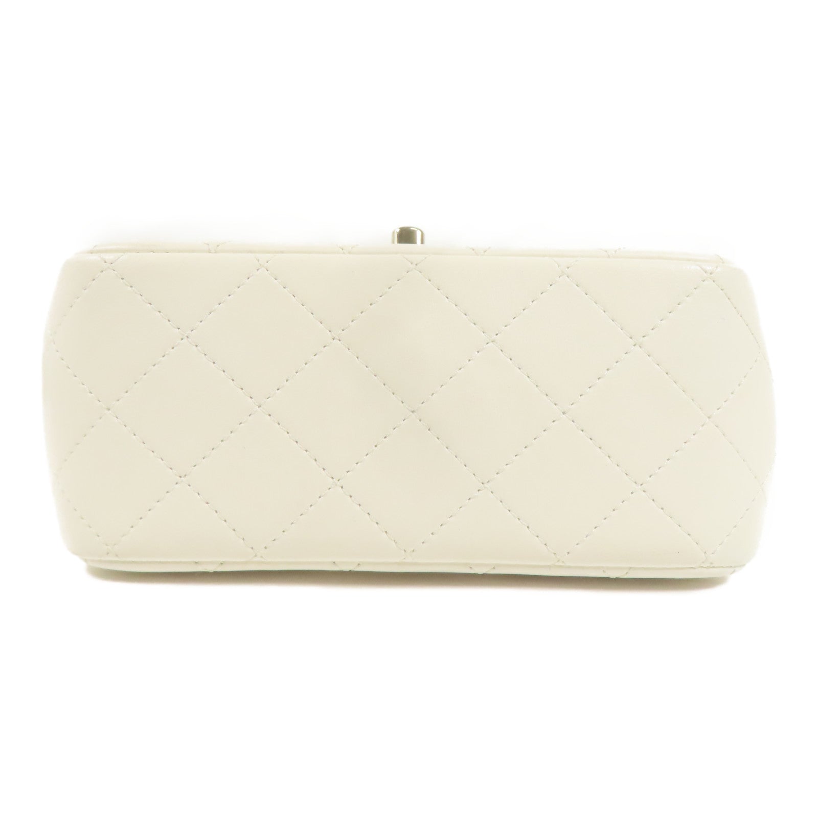 CHANEL 羊皮皮革Classic Mini 17cm金扣鏈帶肩背袋