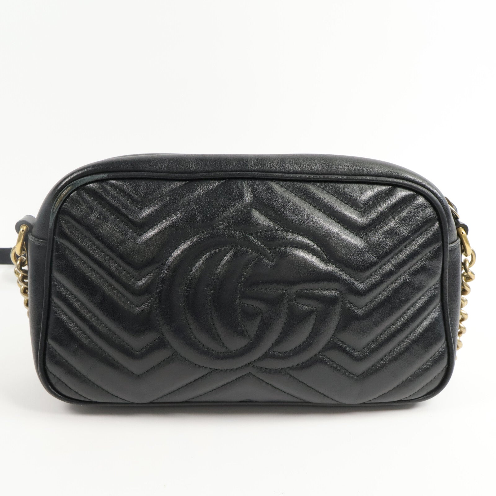 GUCCI 牛皮皮革GG Marmont Small肩背袋