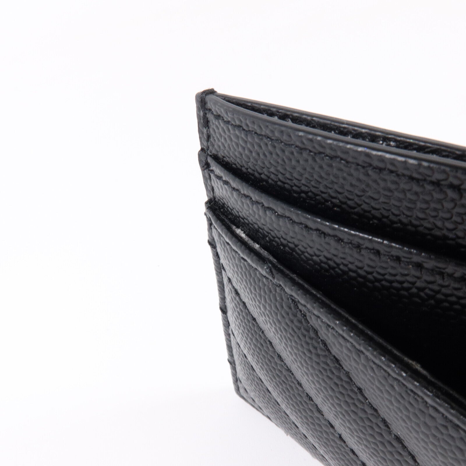 SAINT LAURENT 牛皮皮革Cassadre Matelasse Card Case卡片套
