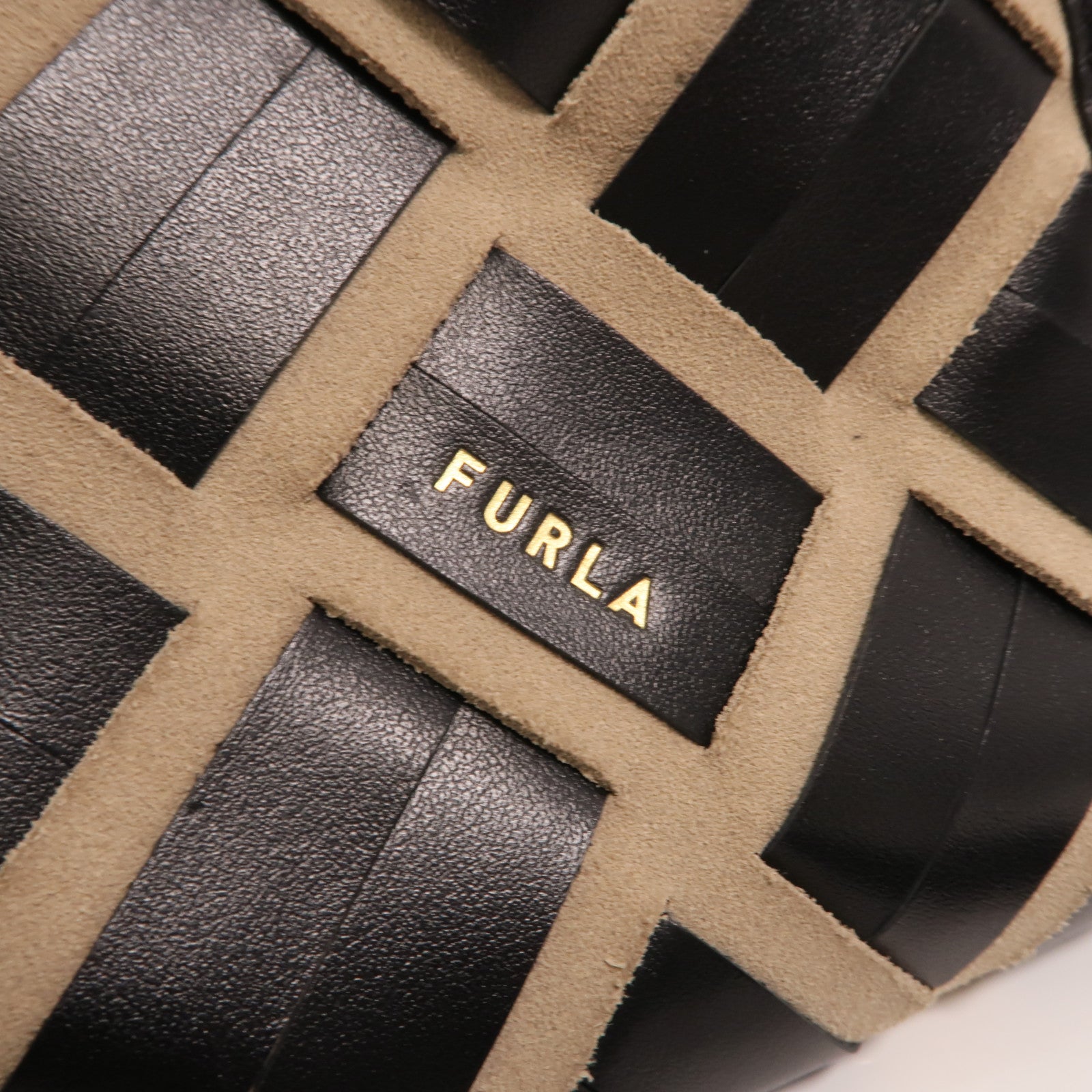 Furla 牛皮皮革Shoulder Bag金扣肩背袋