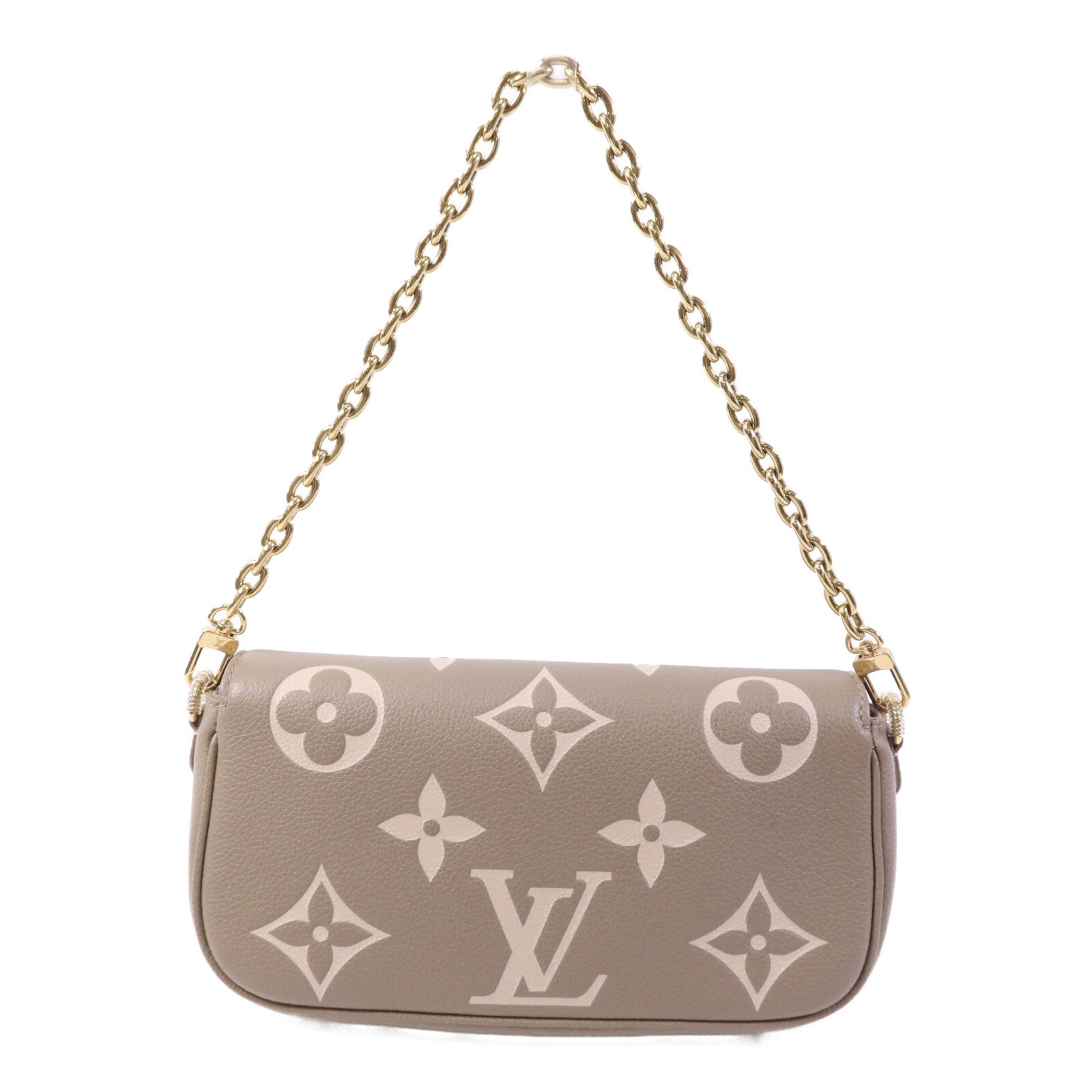 LOUIS VUITTON Monogram Empreinte WOC Ivy金扣鏈帶肩背袋