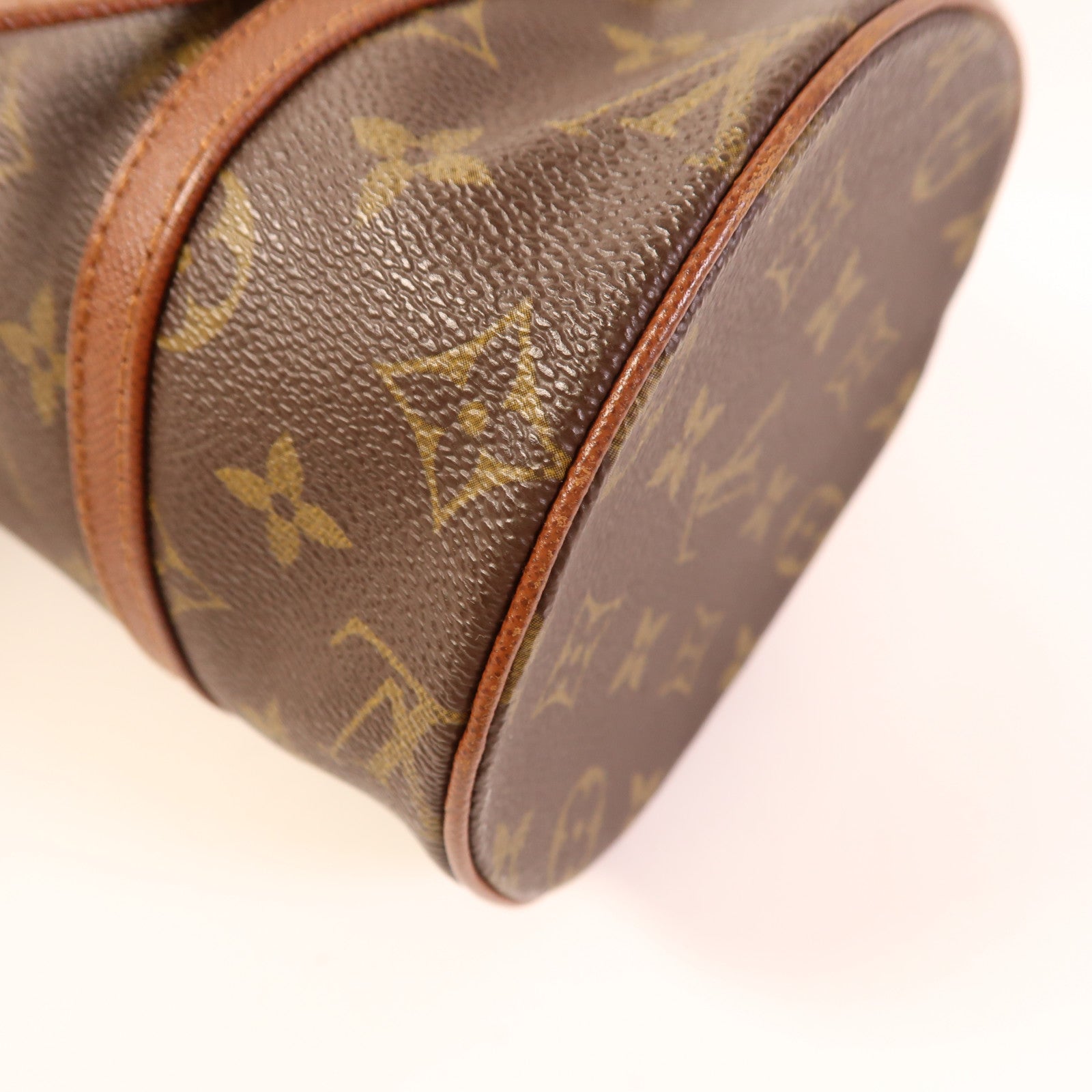 LOUIS VUITTON Monogram Papillon PM金扣手挽袋