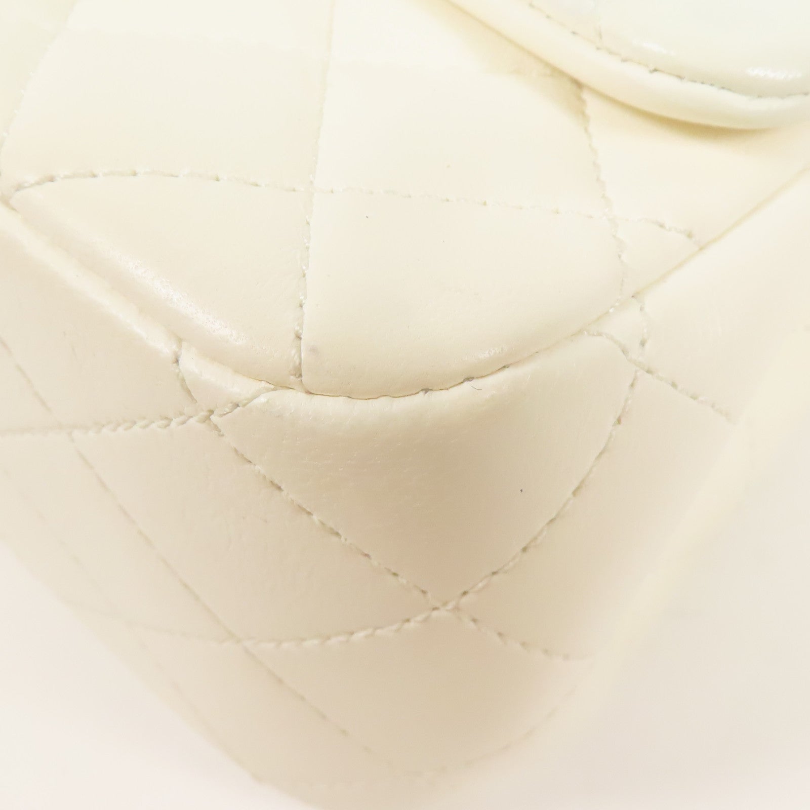 CHANEL 羊皮皮革Classic Mini 17cm金扣鏈帶肩背袋