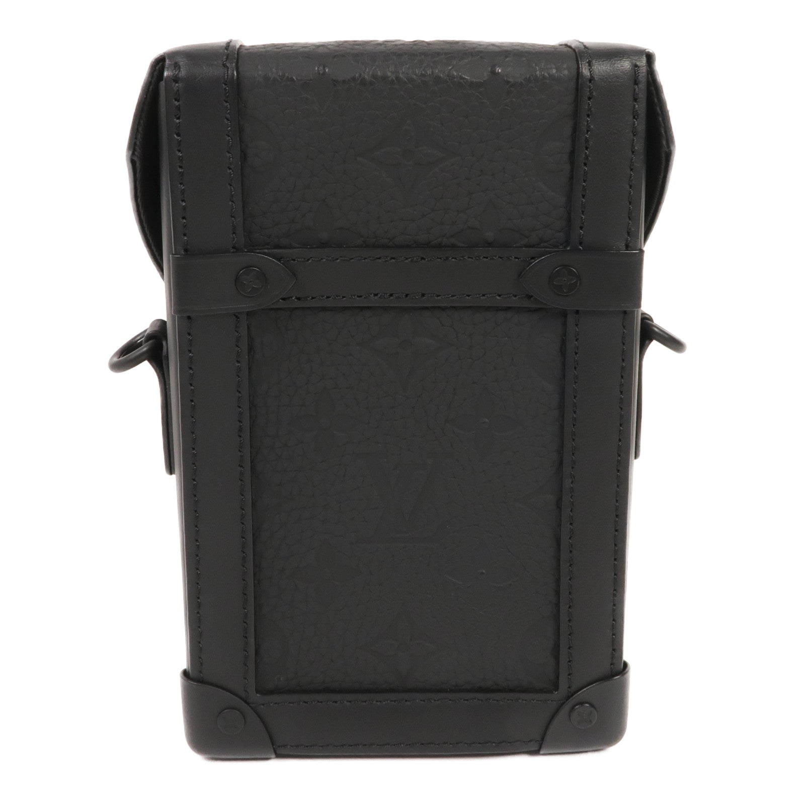 LOUIS VUITTON Monogram Taurillon Vertical Trunk肩背袋