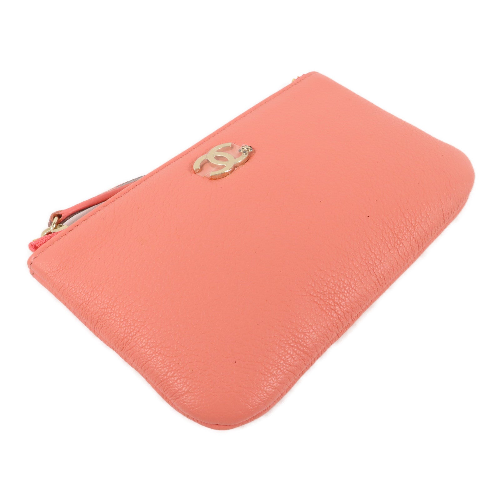CHANEL 牛皮皮革Mini Pouch小袋