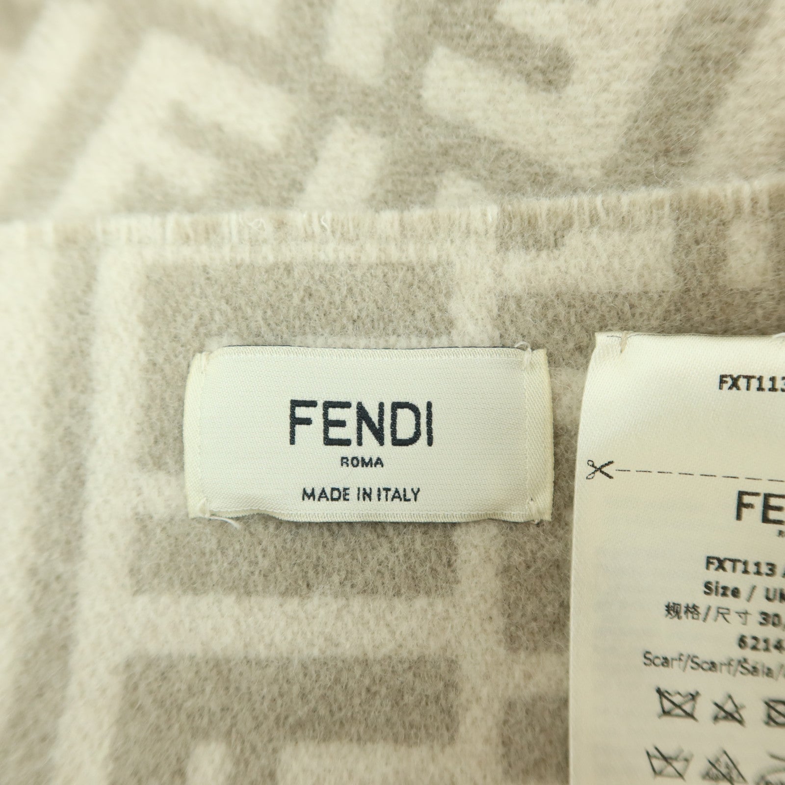 FENDI 羊毛/羊絨FF Scarf圍巾
