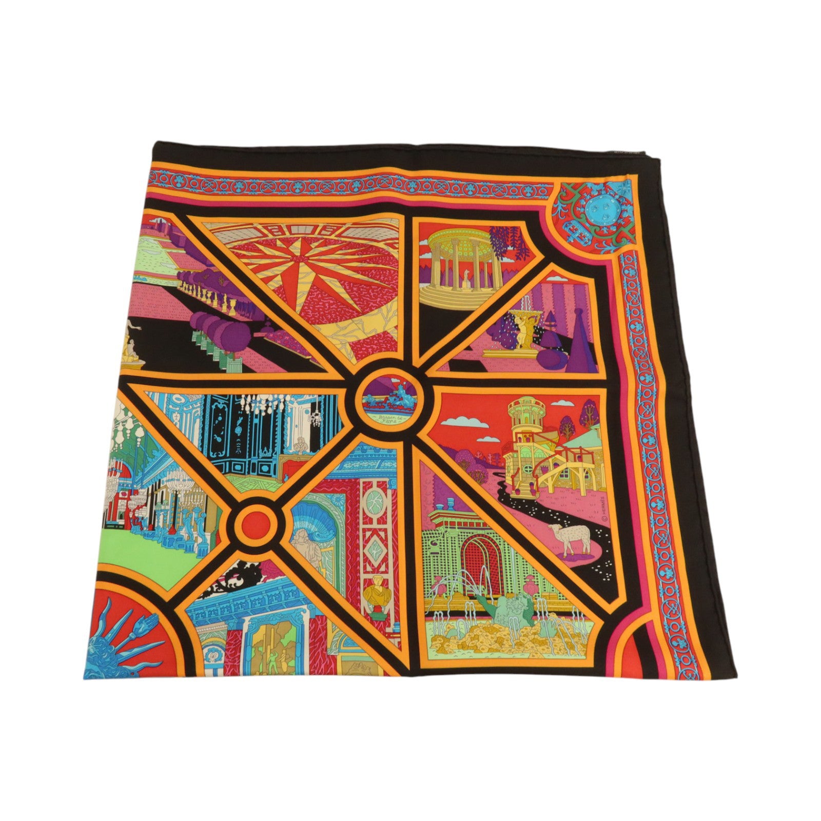 HERMES 絲質Scarf 90x90cm絲巾