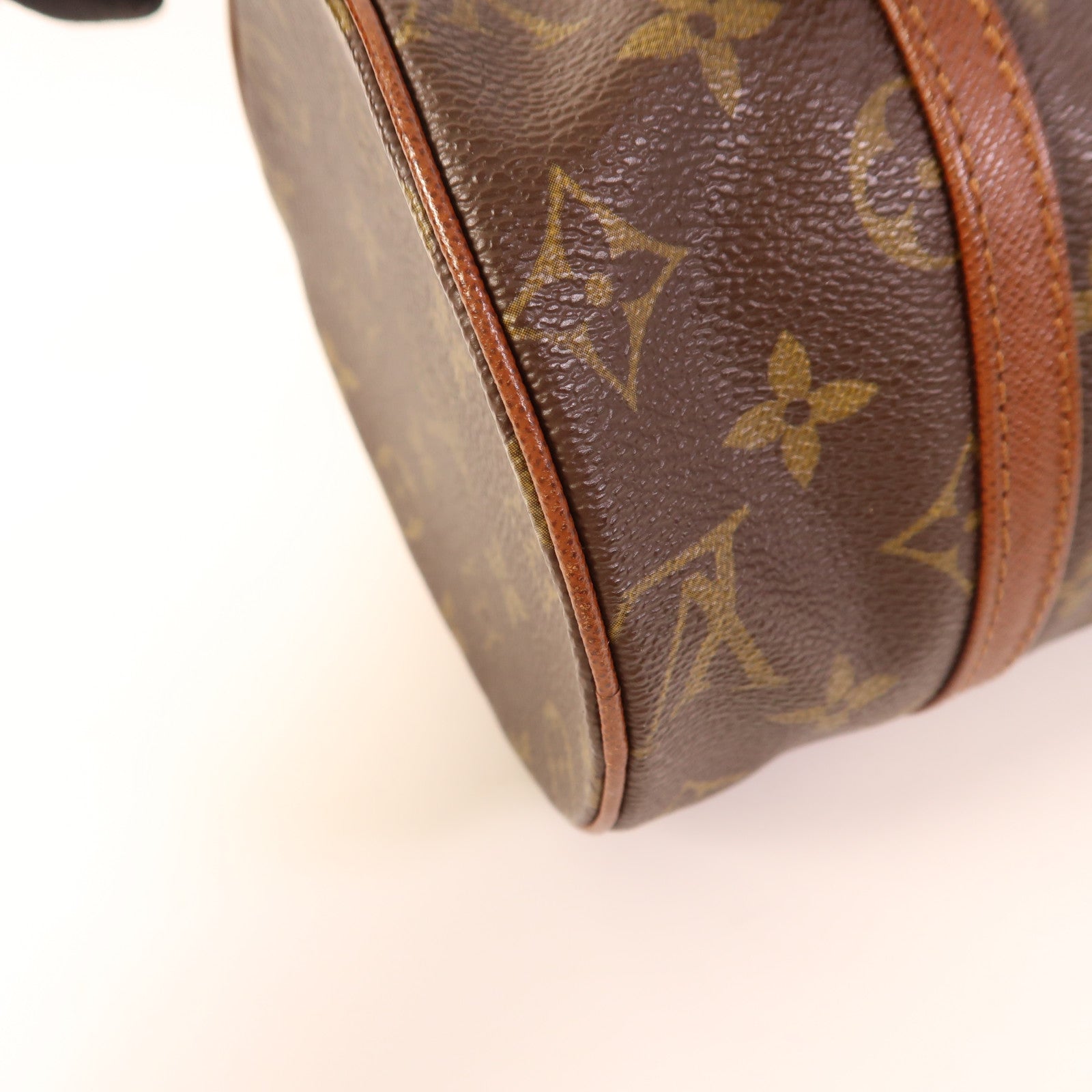 LOUIS VUITTON Monogram Papillon PM金扣手挽袋