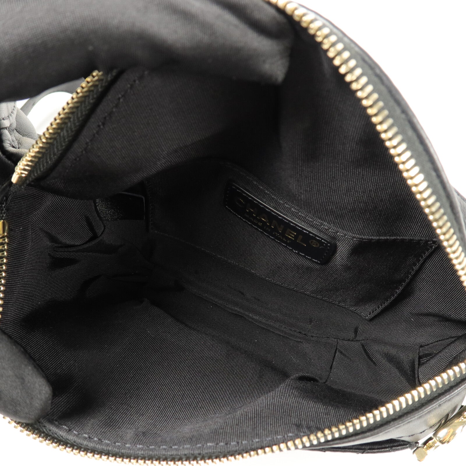 CHANEL 羊皮皮革Waist Bag鏈帶腰包