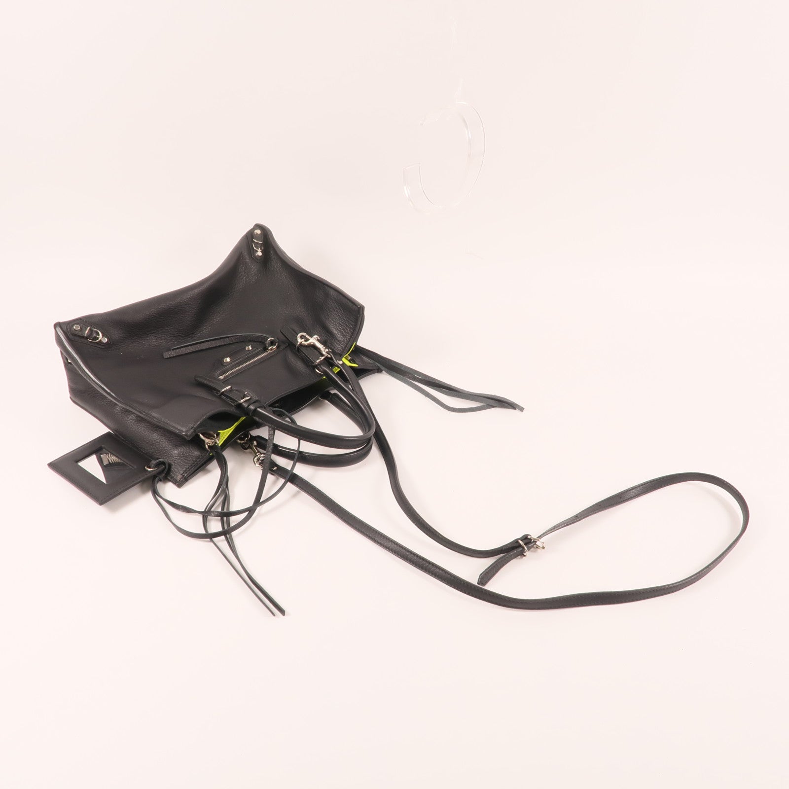 BALENCIAGA 牛皮皮革Papier A6銀扣手挽肩背兩用袋