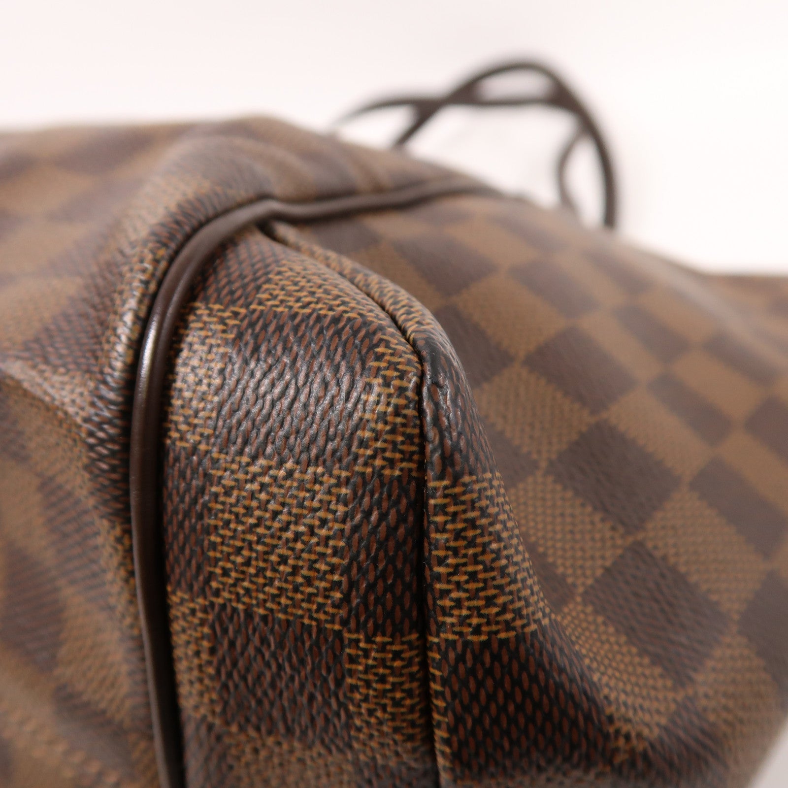 LOUIS VUITTON Damier Ebene Totally MM金扣肩背袋