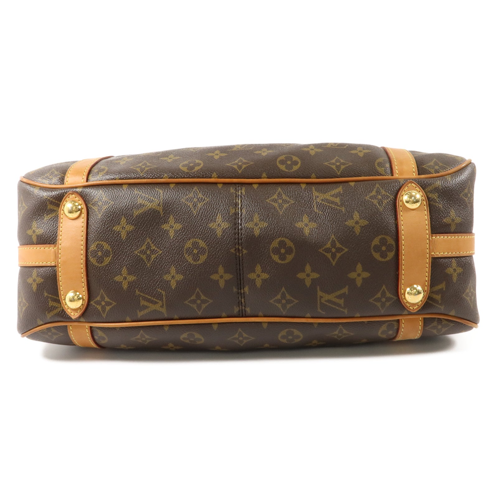 LOUIS VUITTON Monogram Stresa PM肩背袋棕色