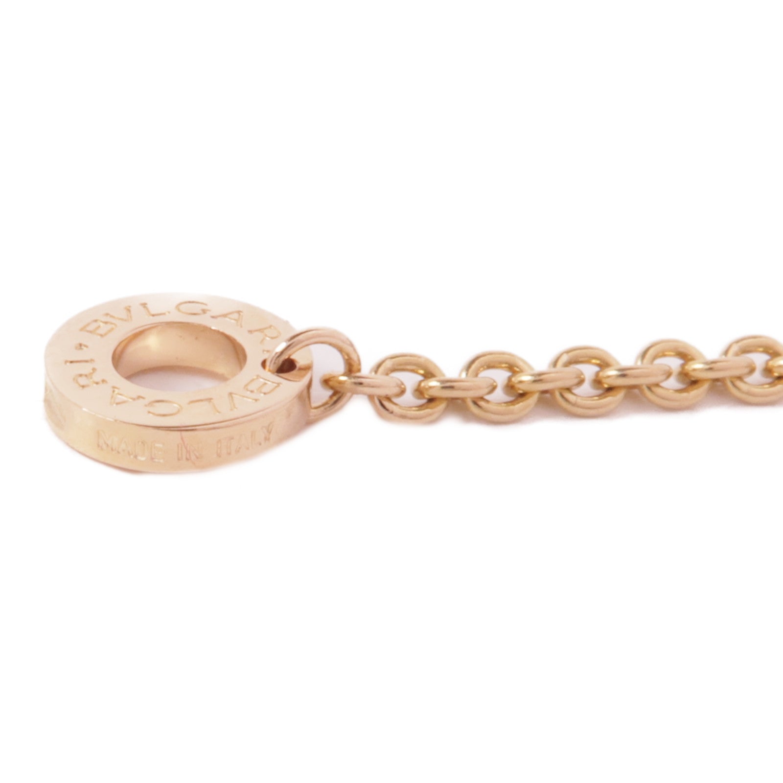 BVLGARI 18K玫瑰金Bvlgari Bvlgari 5P Diamond Necklace鑽石項鍊