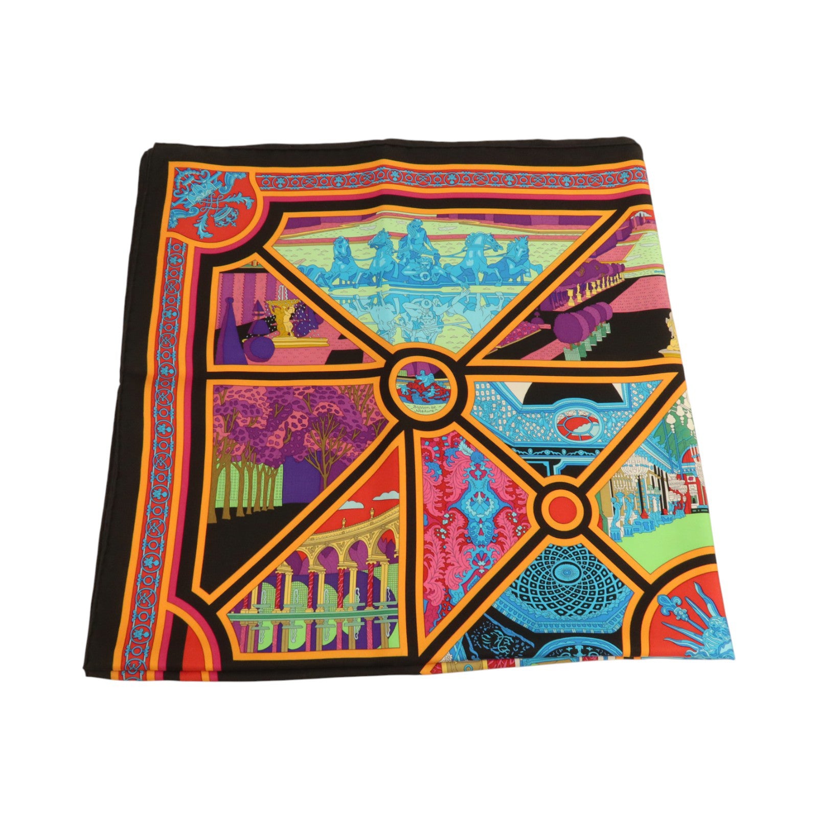 HERMES 絲質Scarf 90x90cm絲巾