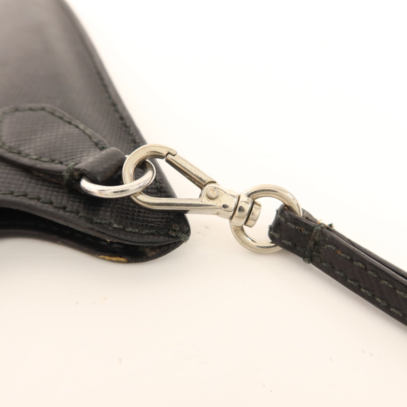 PRADA 【激減優惠】Saffiano皮革iPod case銀扣手機套