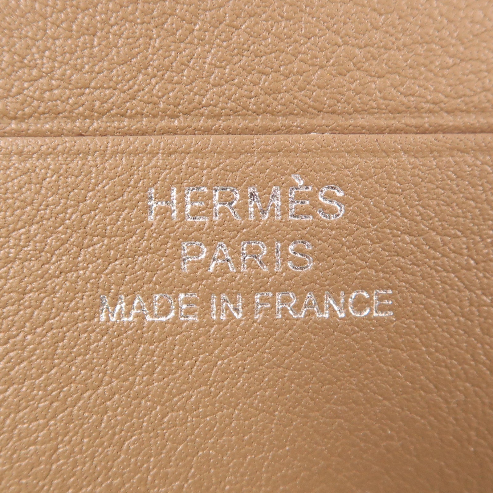 HERMES Swift皮革Citizen Twill Compact Wallet錢包Etoupe