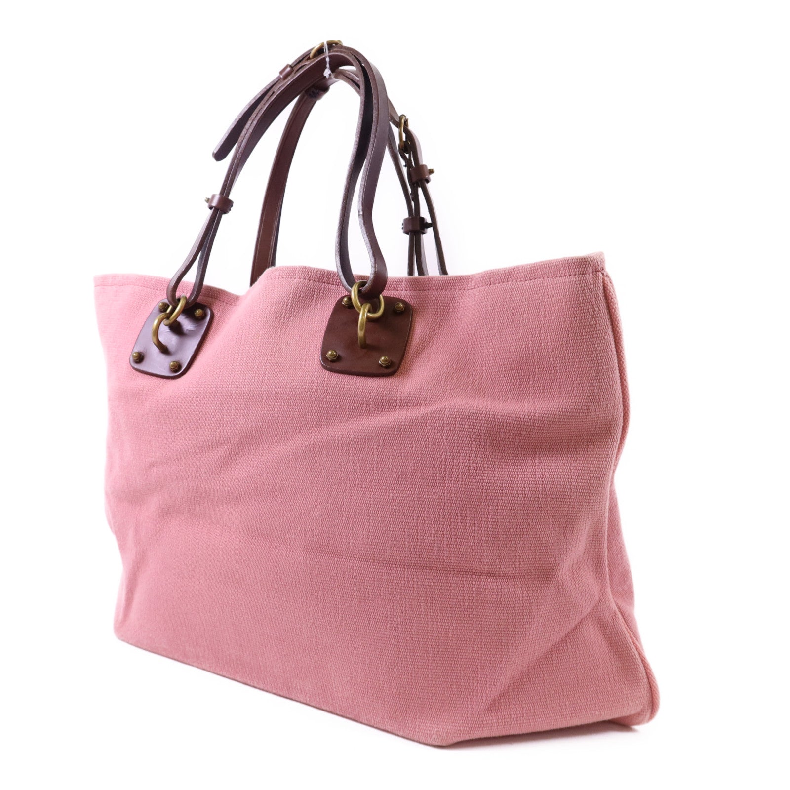BOTTEGA VENETA 帆布Tote Bag金扣手挽袋
