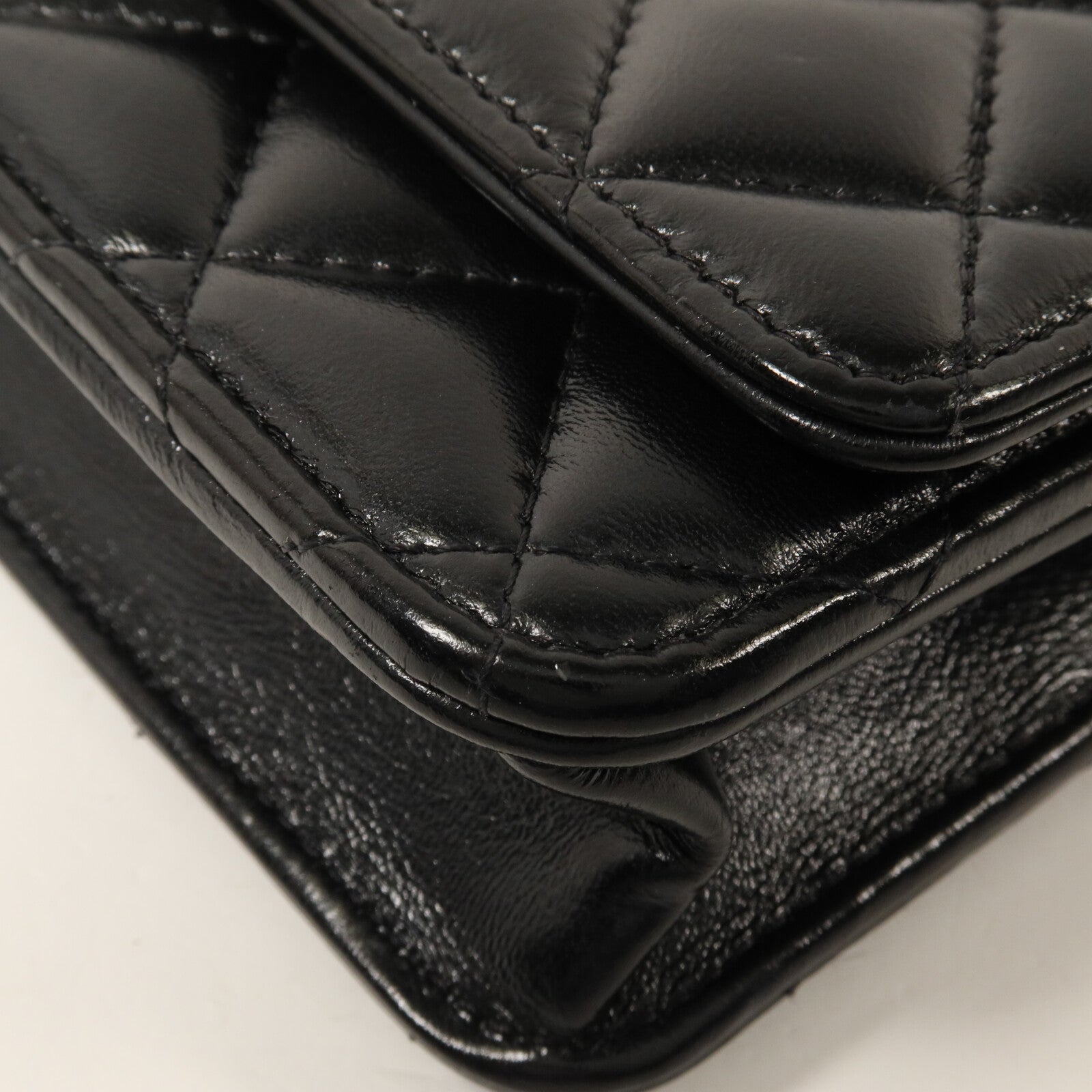 CHANEL 羊皮皮革Wallet On Chain鏈帶肩背袋
