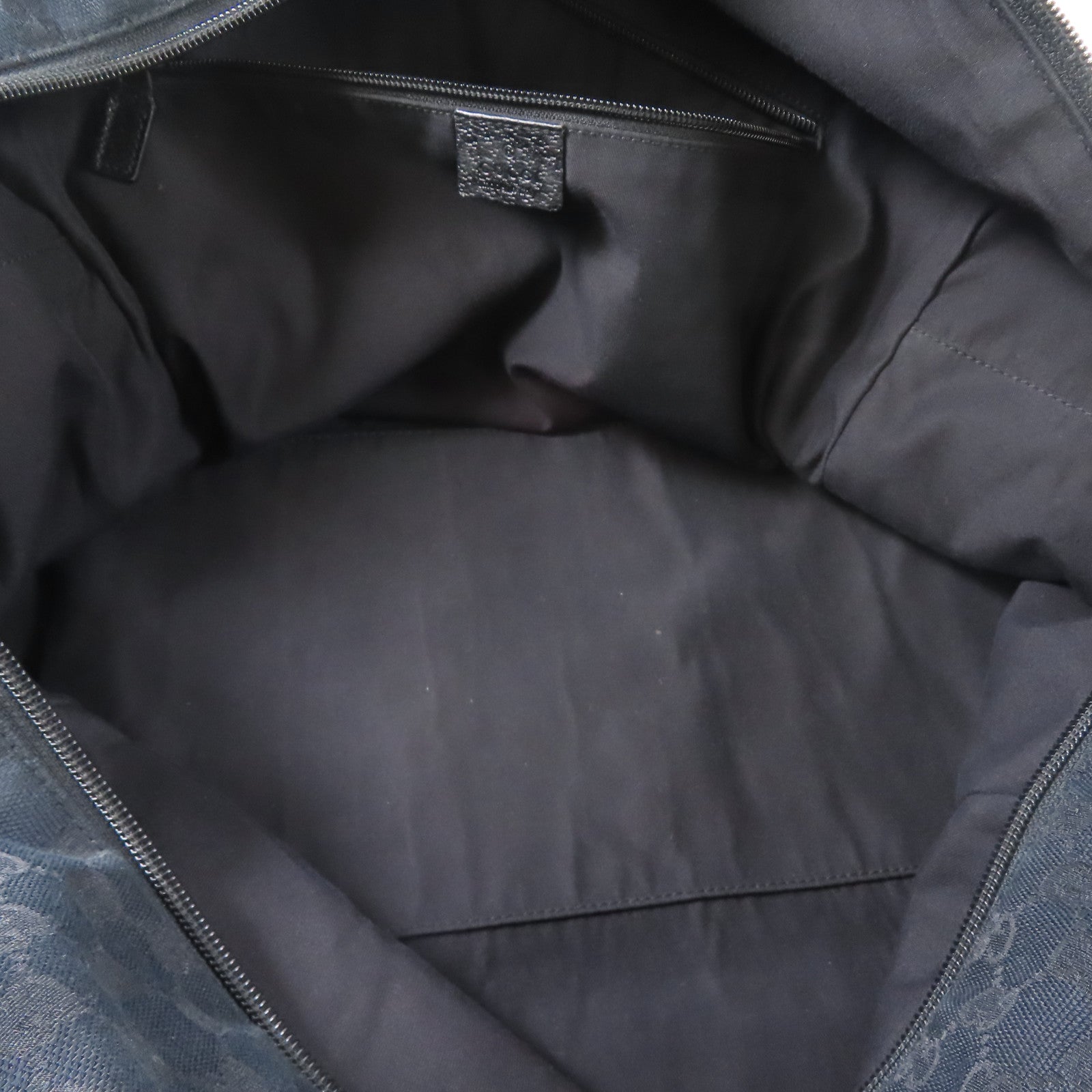 GUCCI 帆布Carry On Boston Bag手挽袋深藍色