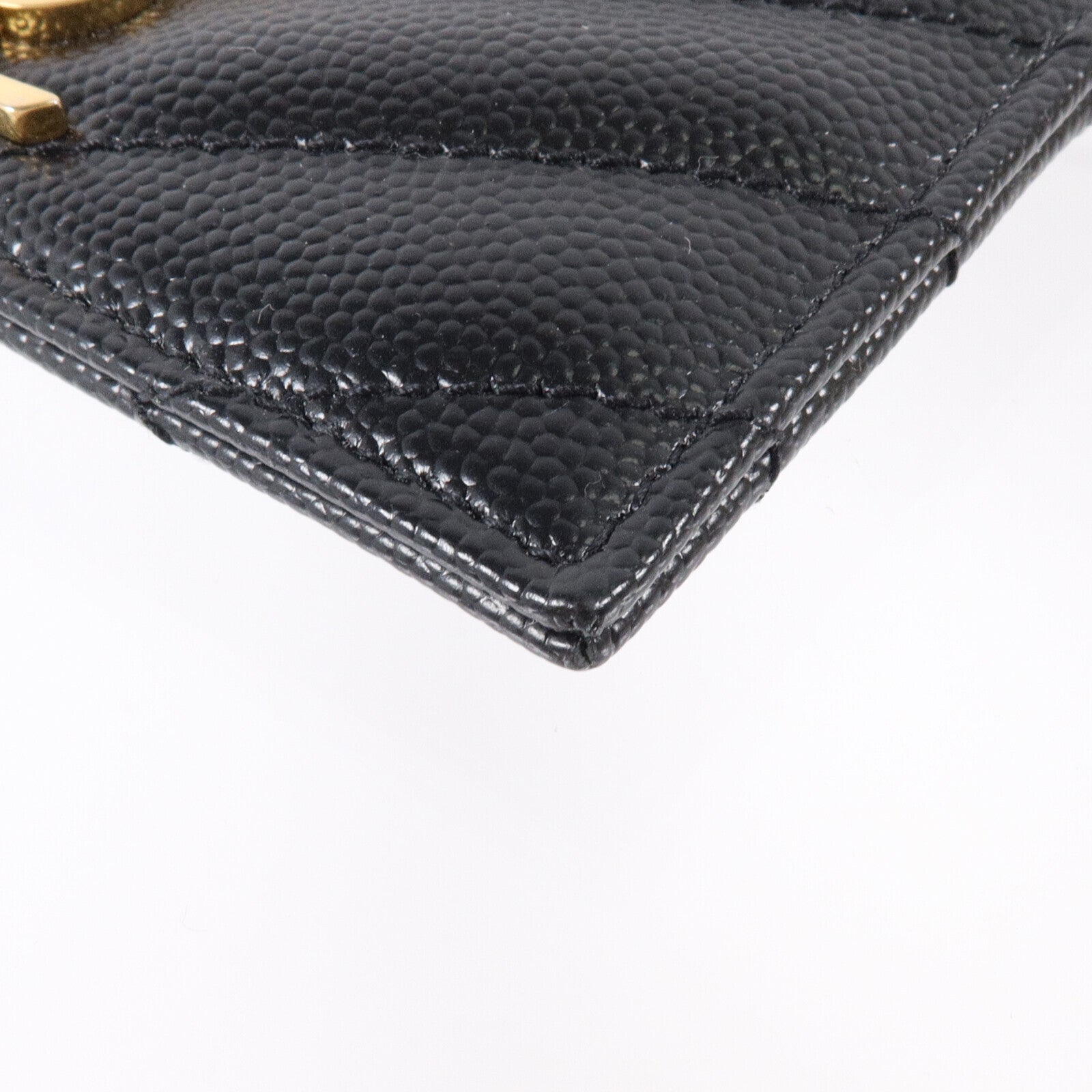 SAINT LAURENT 牛皮皮革Cassadre Matelasse Card Case卡片套