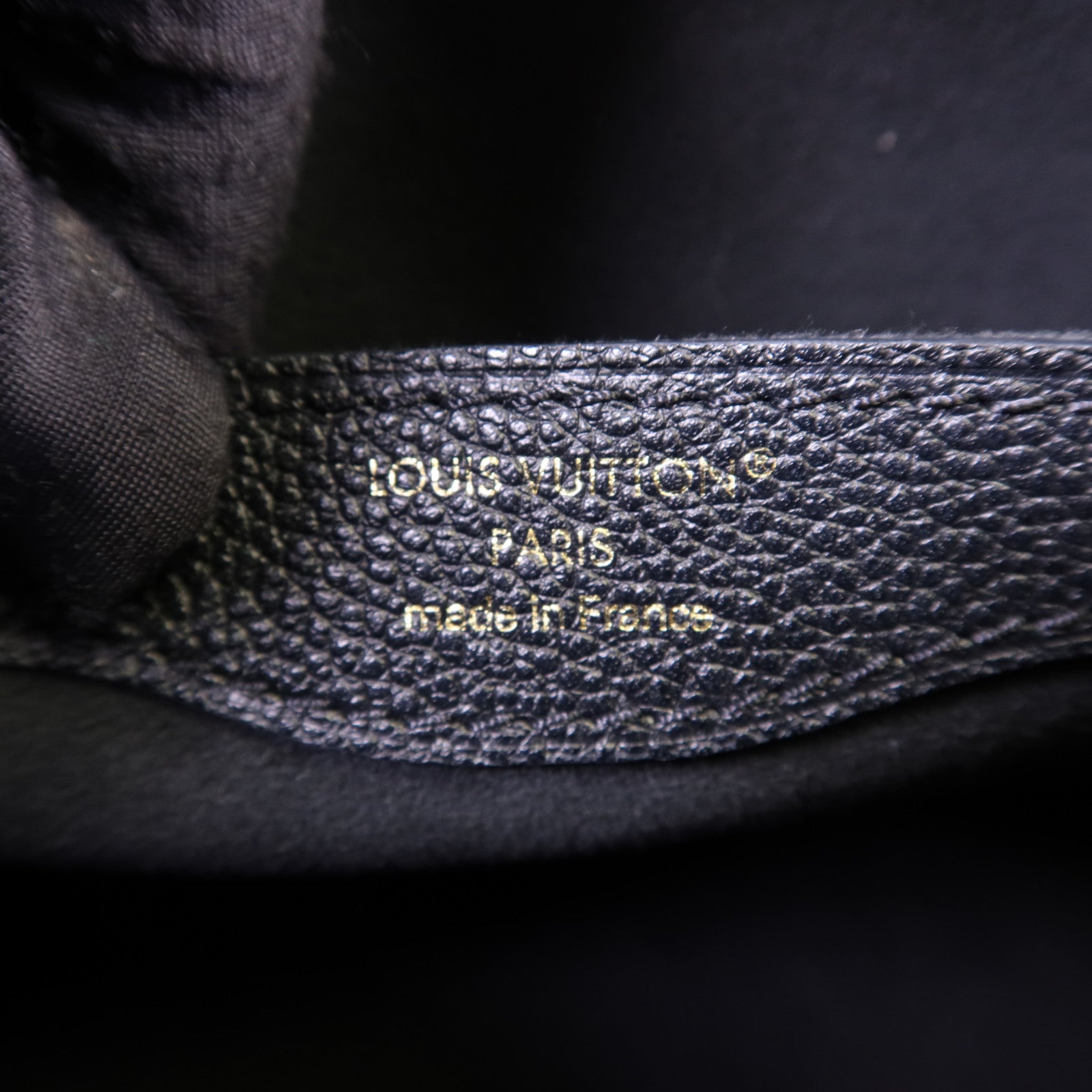 LOUIS VUITTON Monogram Empreinte Boulogne PM金扣手挽肩背兩用袋