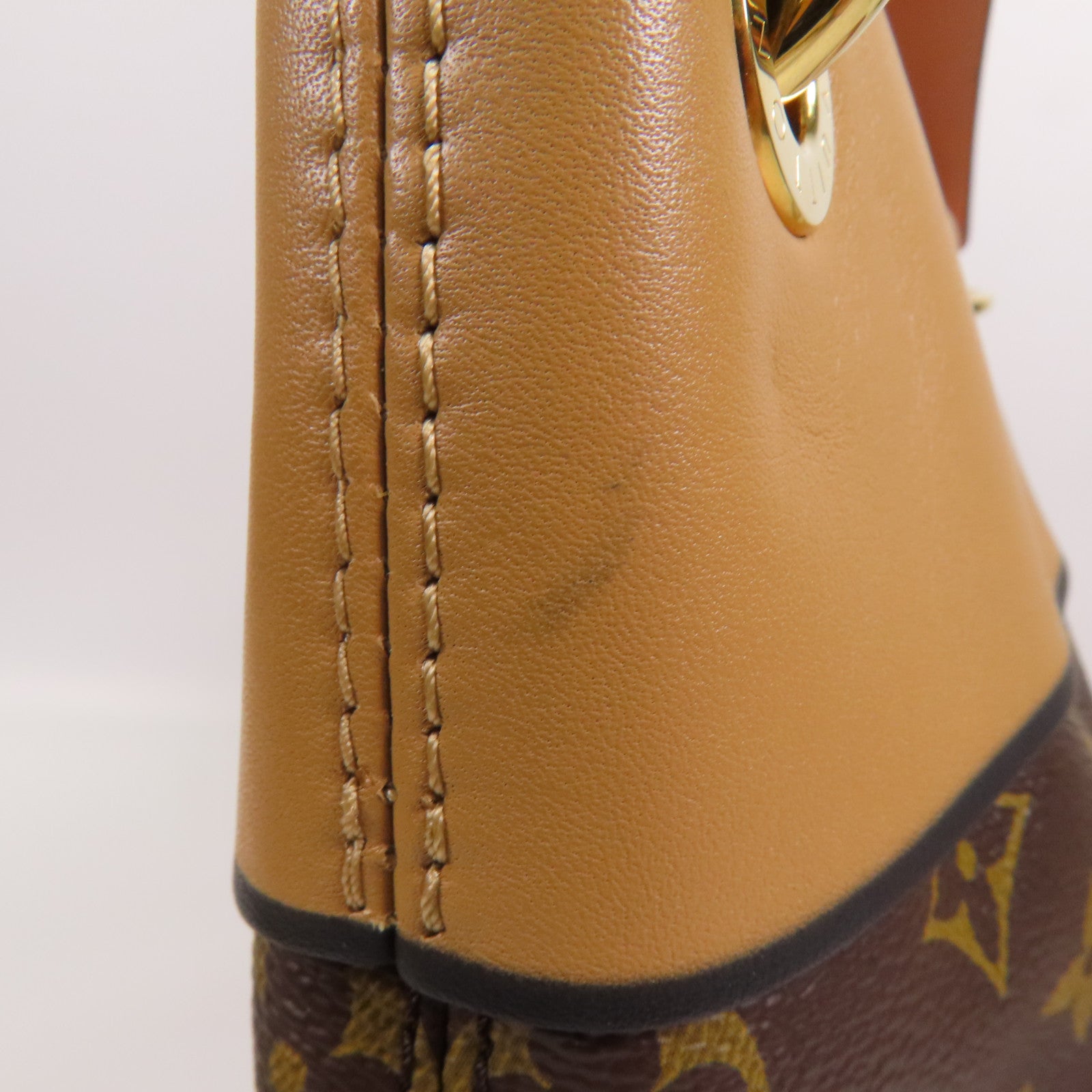 LOUIS VUITTON Monogram Tuileries Besace金扣手挽肩背兩用袋