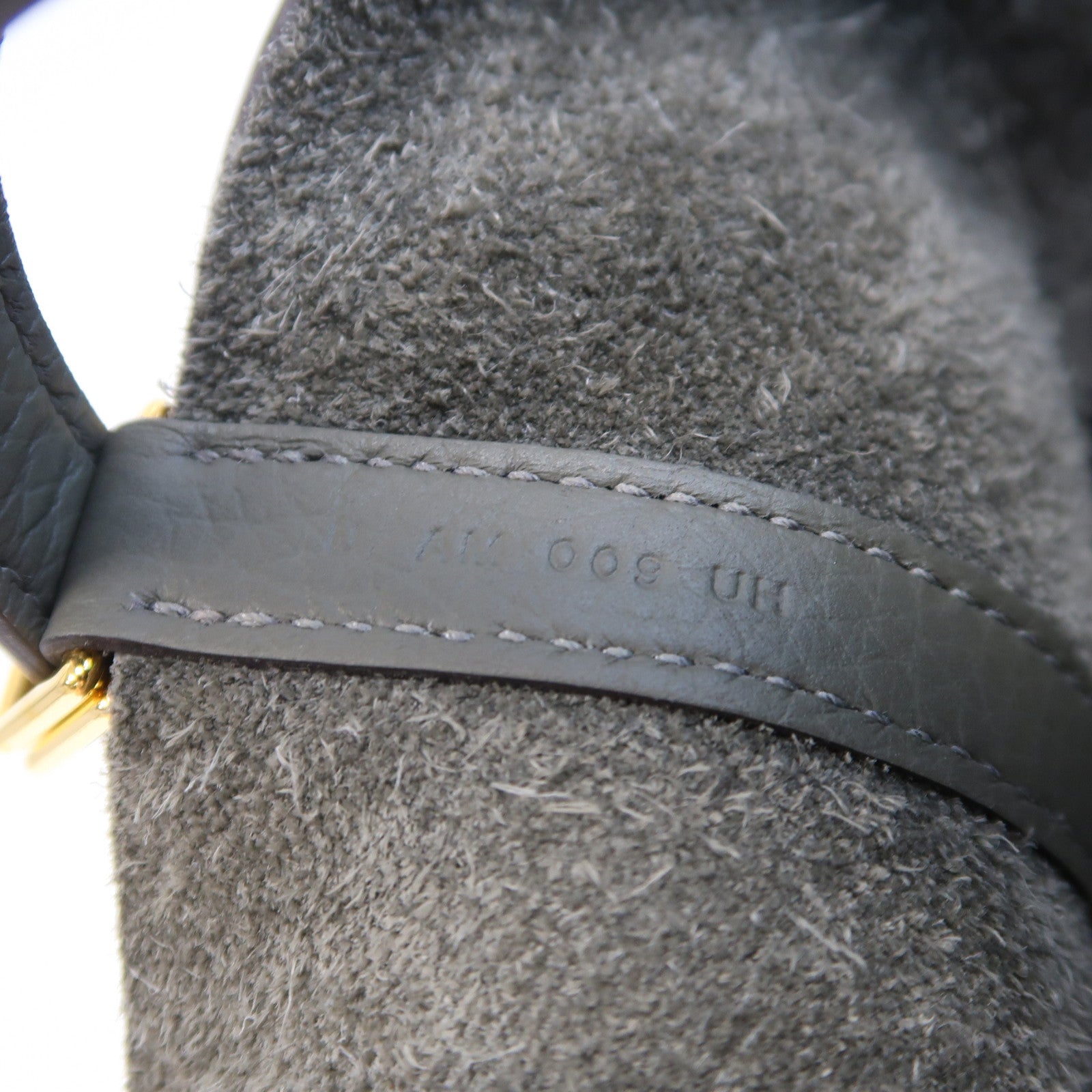 HERMES Clemence皮革Picotin MM金扣手挽袋Gris Meyer/灰色