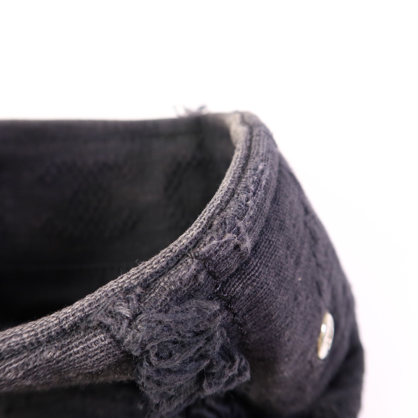 CHANEL 布料2 Way Shoulder Bag銀扣手挽肩背兩用袋