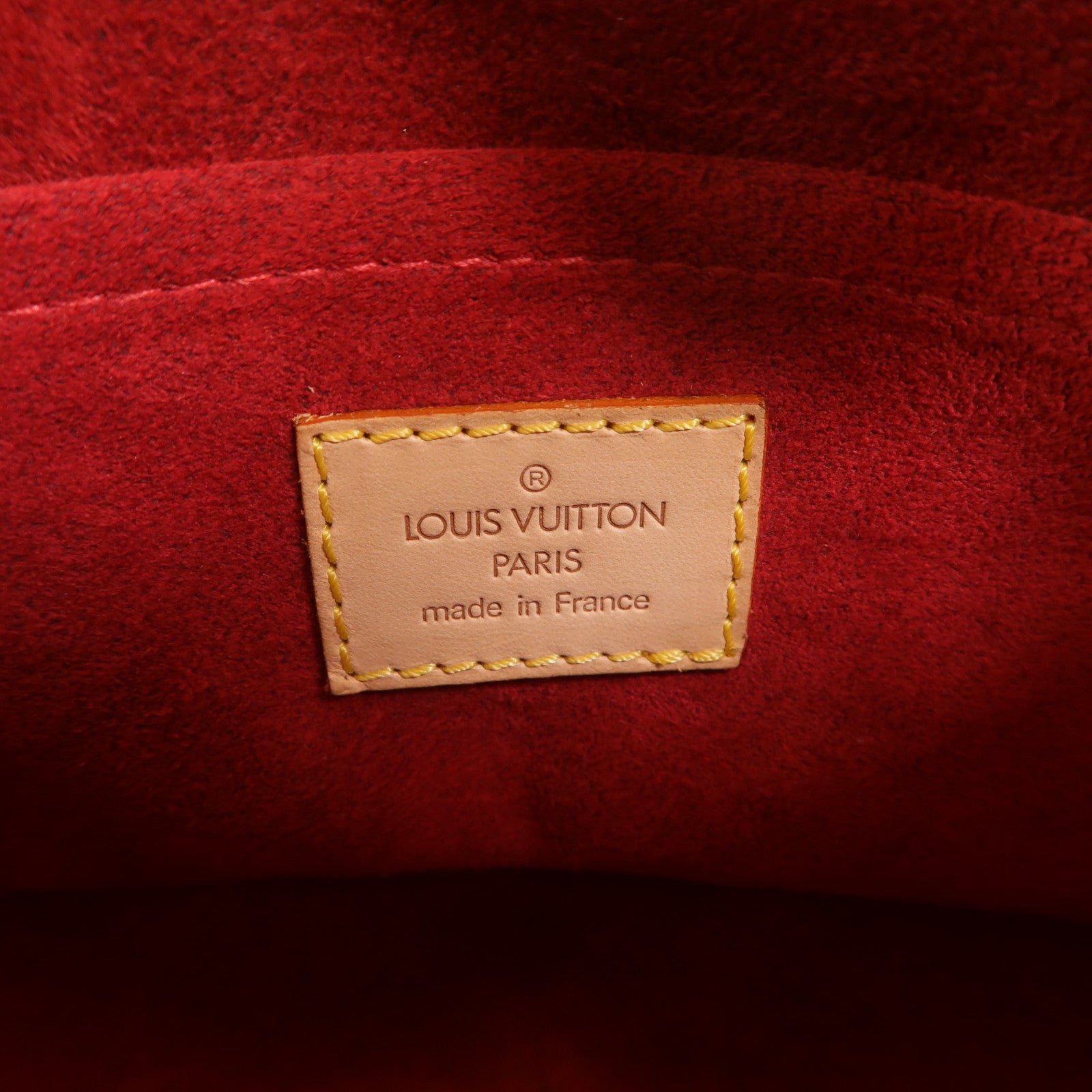 LOUIS VUITTON Monogram Pochette Croissant金扣肩背袋棕色