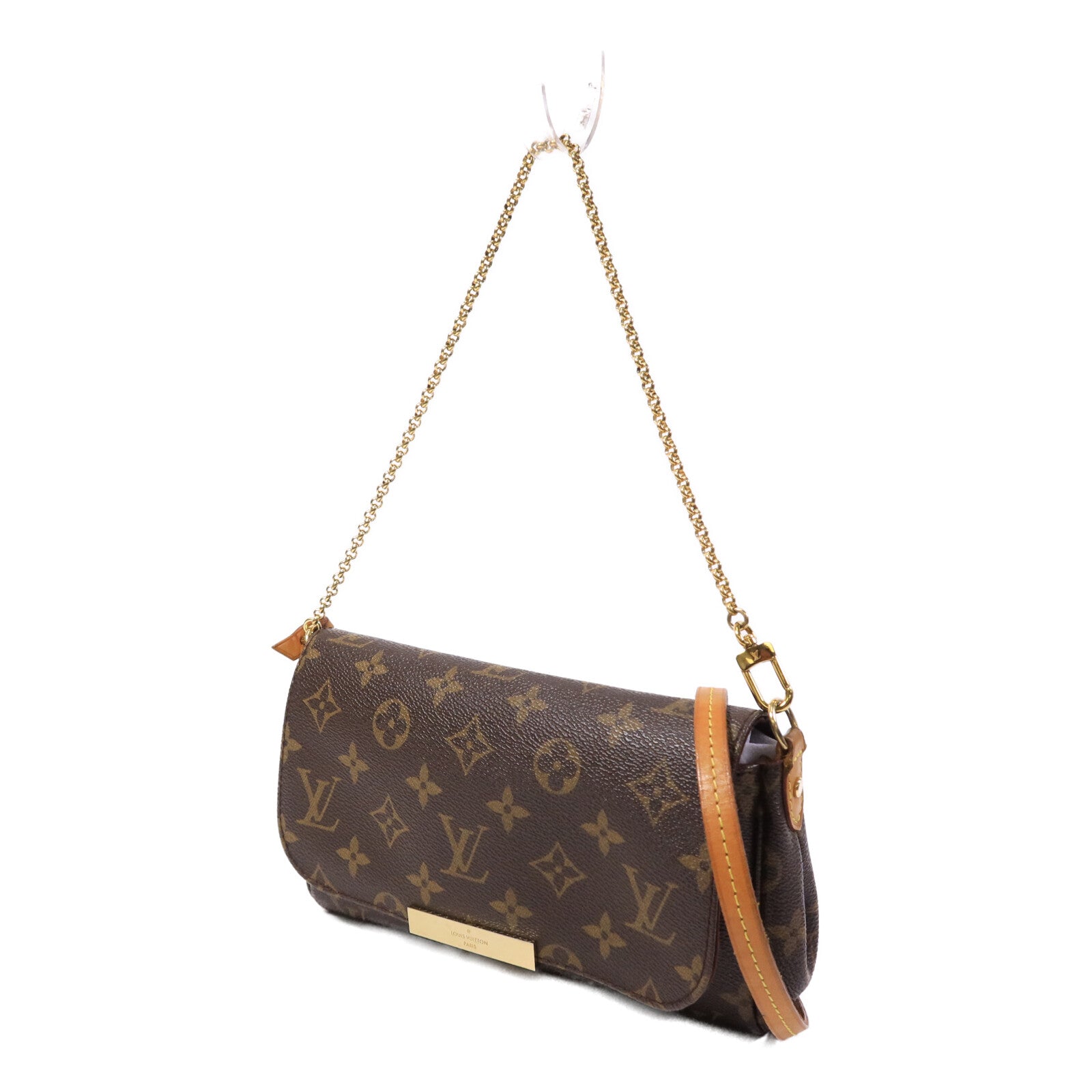 LOUIS VUITTON Monogram Favorite MM金扣手挽肩背兩用袋