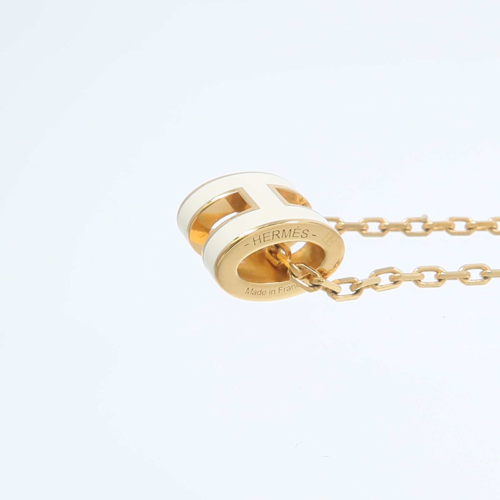 HERMES 金屬/琺瑯Mini Pop H Necklace項鍊