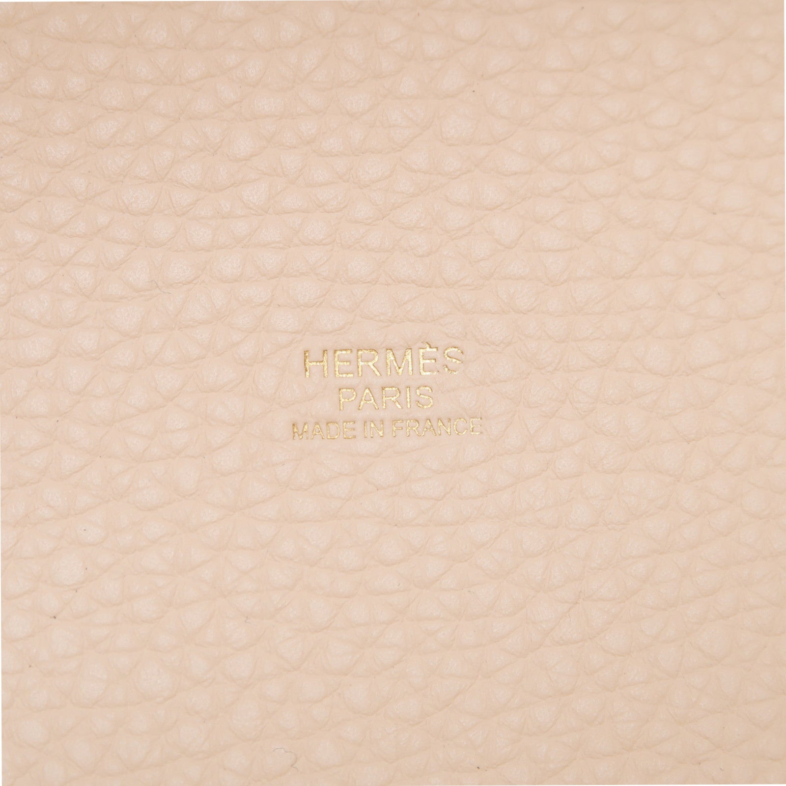 HERMES Clemence皮革Picotin PM金扣手挽袋Nata