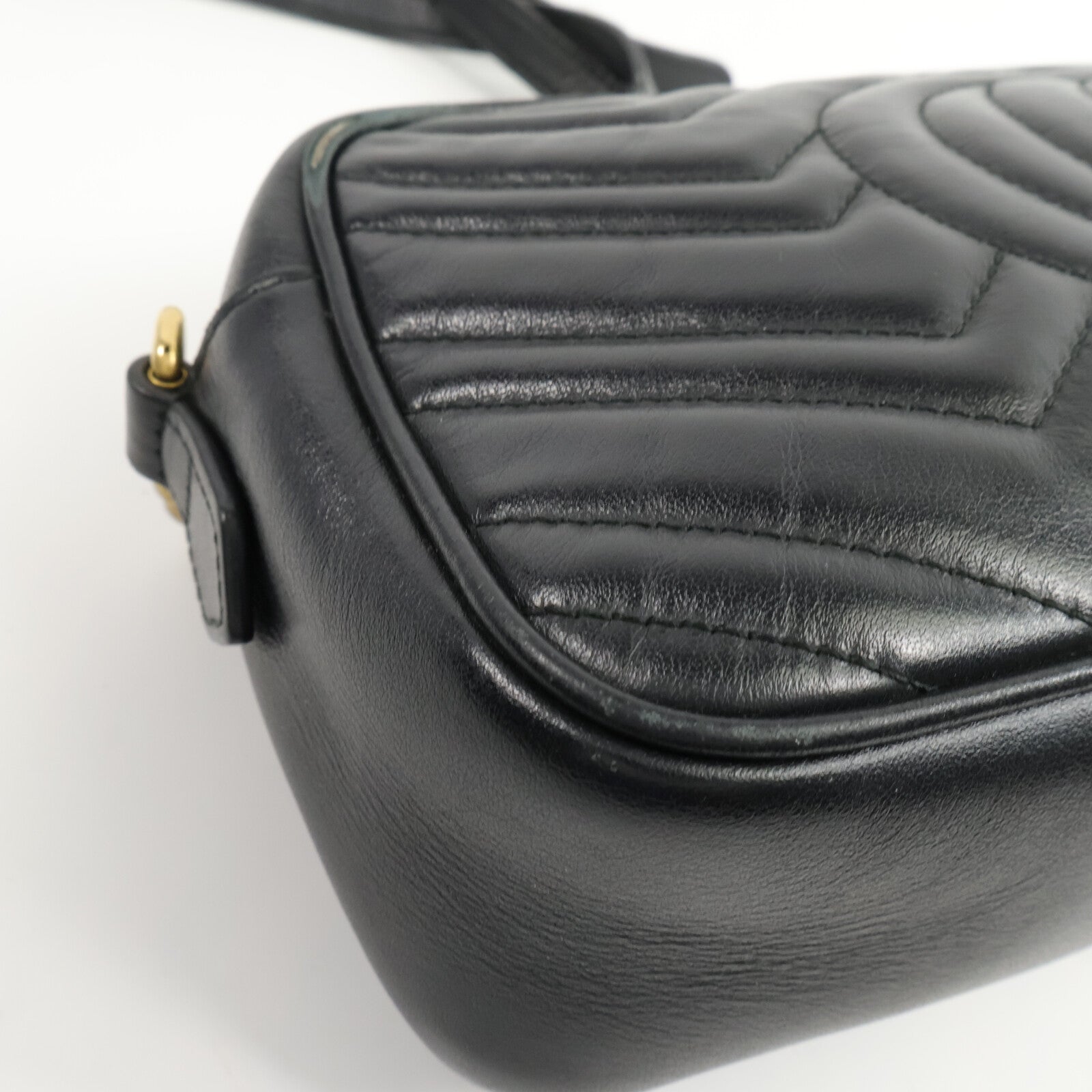 GUCCI 牛皮皮革GG Marmont Small肩背袋