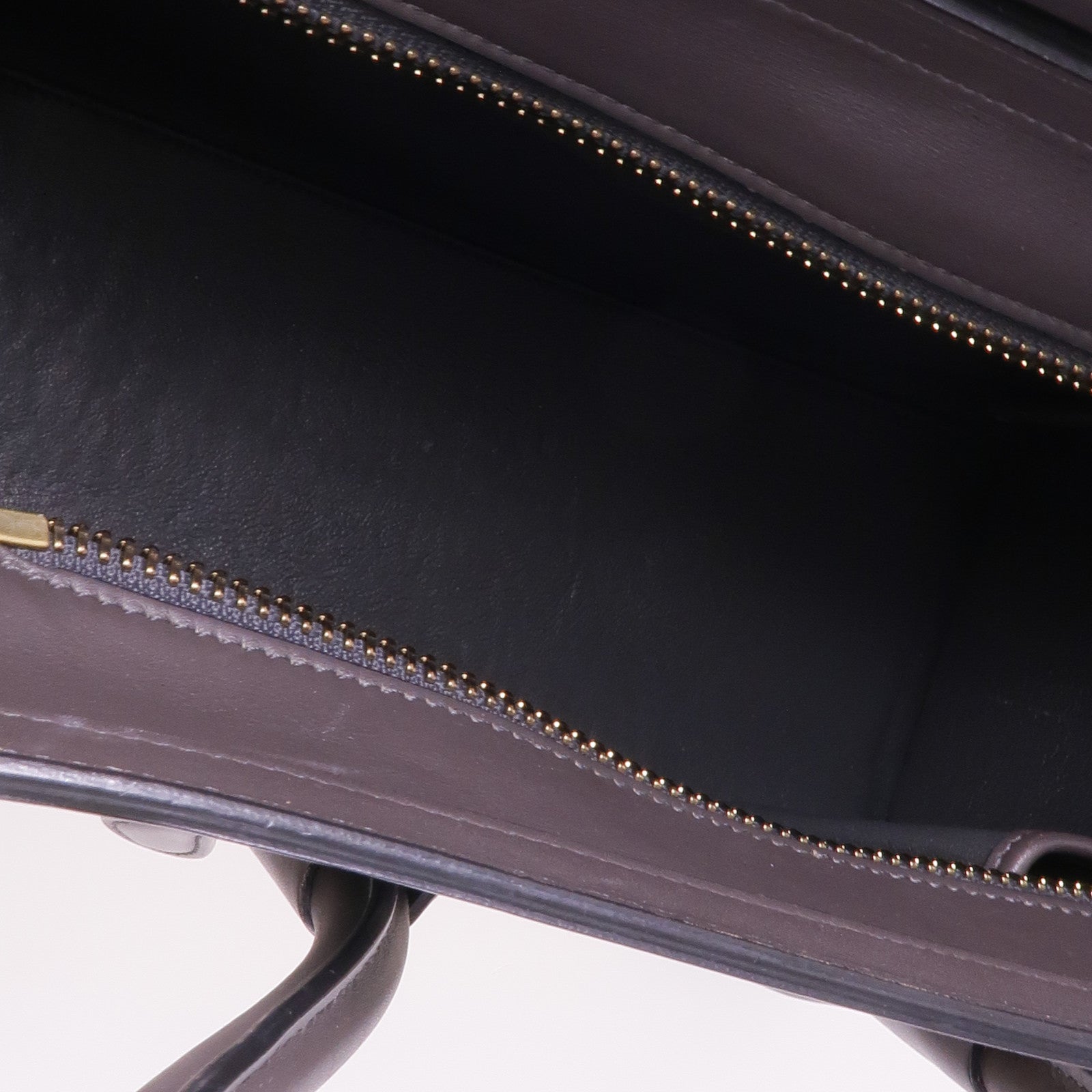 CELINE 牛皮皮革Micro Luggage金扣手挽袋