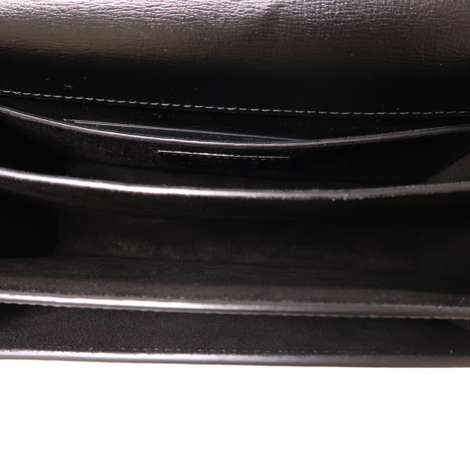SAINT LAURENT 牛皮皮革Sunset Medium銀扣鏈帶肩背袋