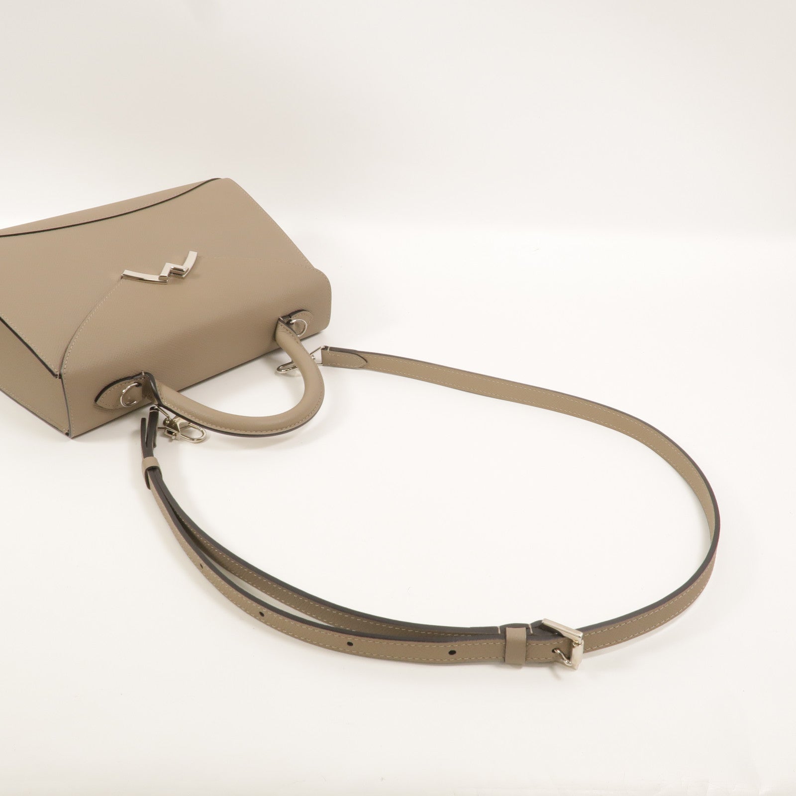 SELECTION 牛皮皮革Moynat Gabrielle PM手挽肩背兩用袋