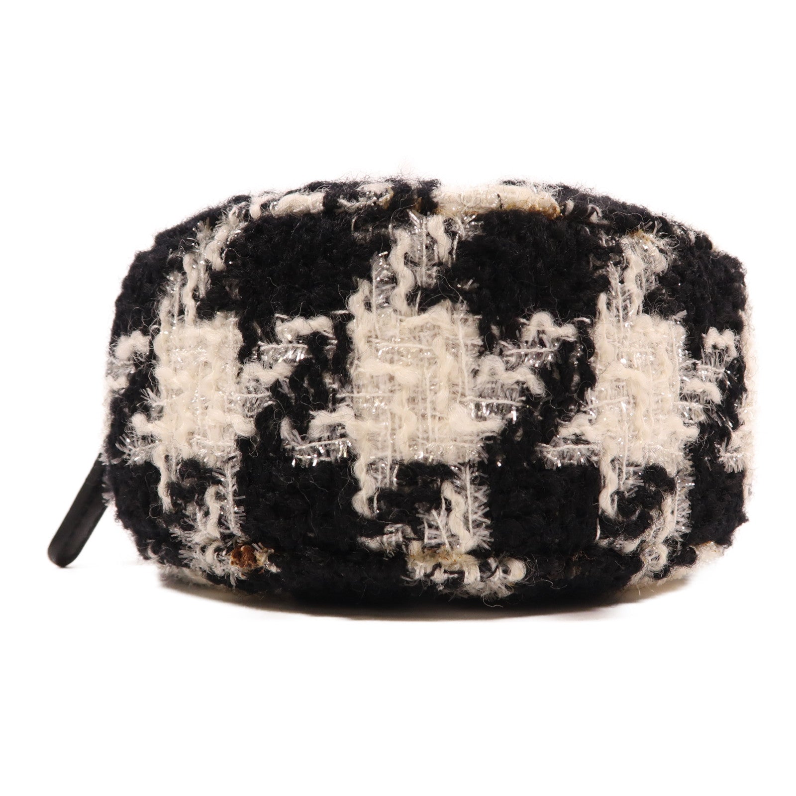 CHANEL 斜紋軟呢C19 Round Bag手挽肩背兩用袋