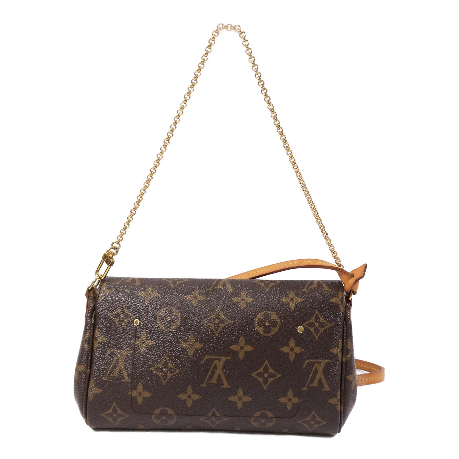LOUIS VUITTON Monogram Favorite MM金扣手挽肩背兩用袋