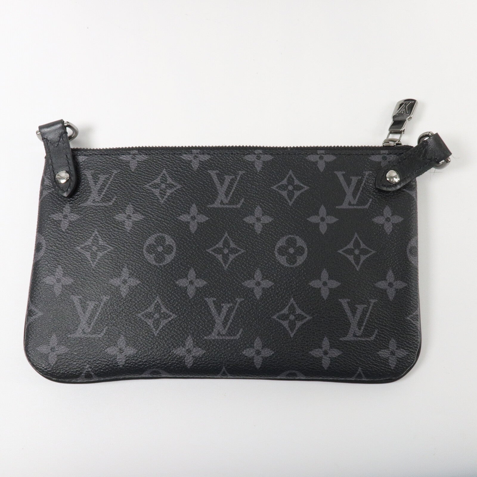 LOUIS VUITTON Monogram Eclipse Reverse Trio Messenger肩背袋
