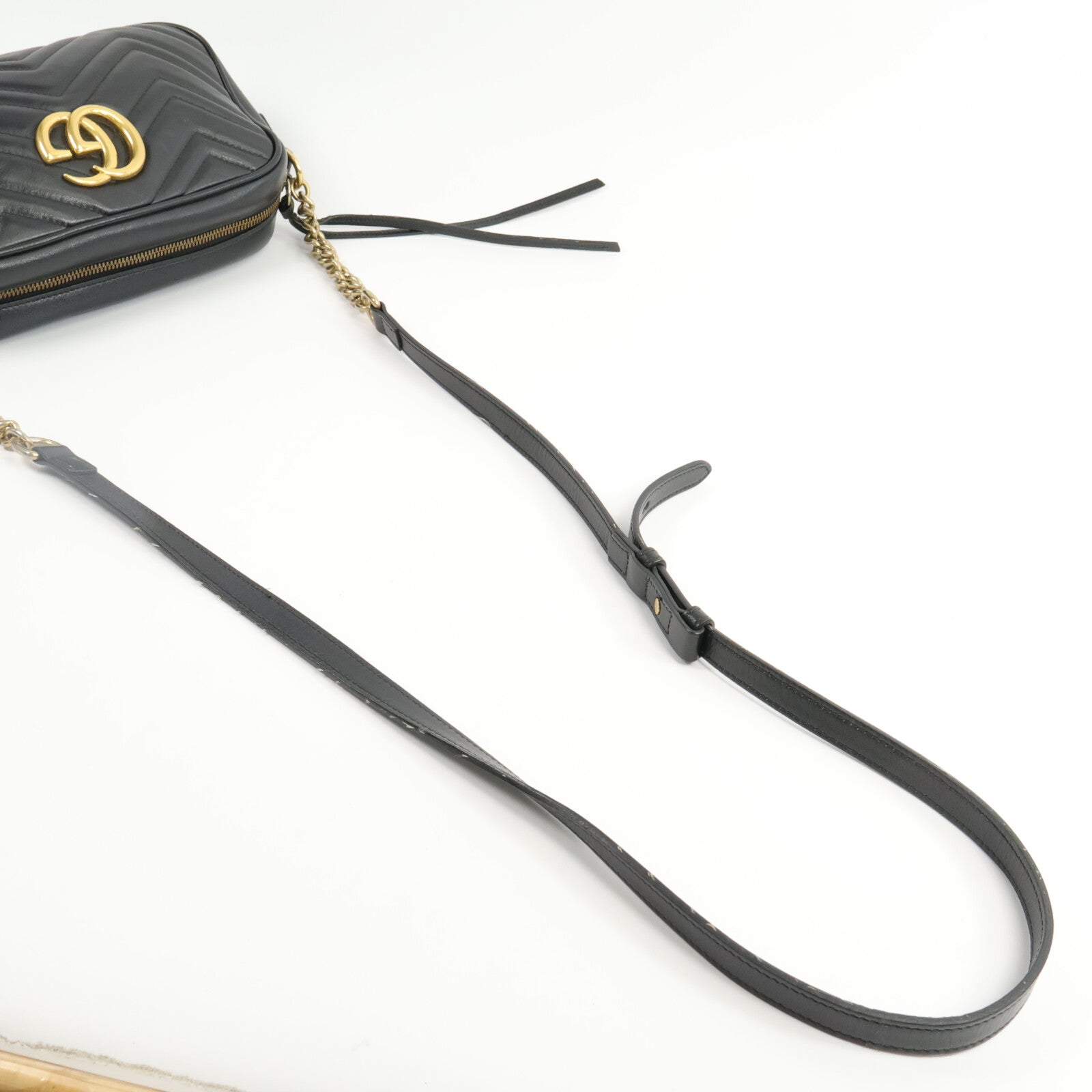 GUCCI 牛皮皮革GG Marmont Small肩背袋