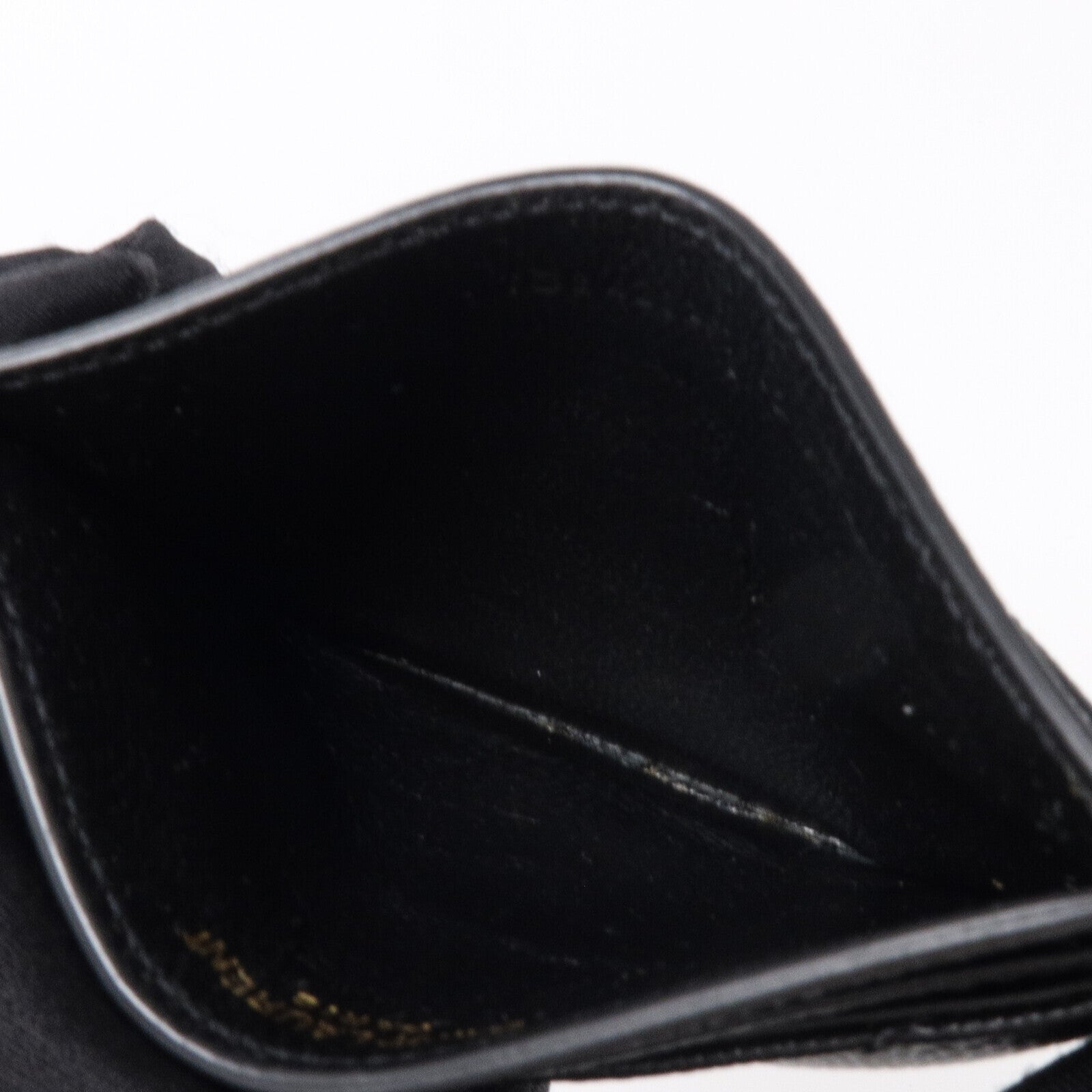 SAINT LAURENT 牛皮皮革Cassadre Matelasse Card Case卡片套